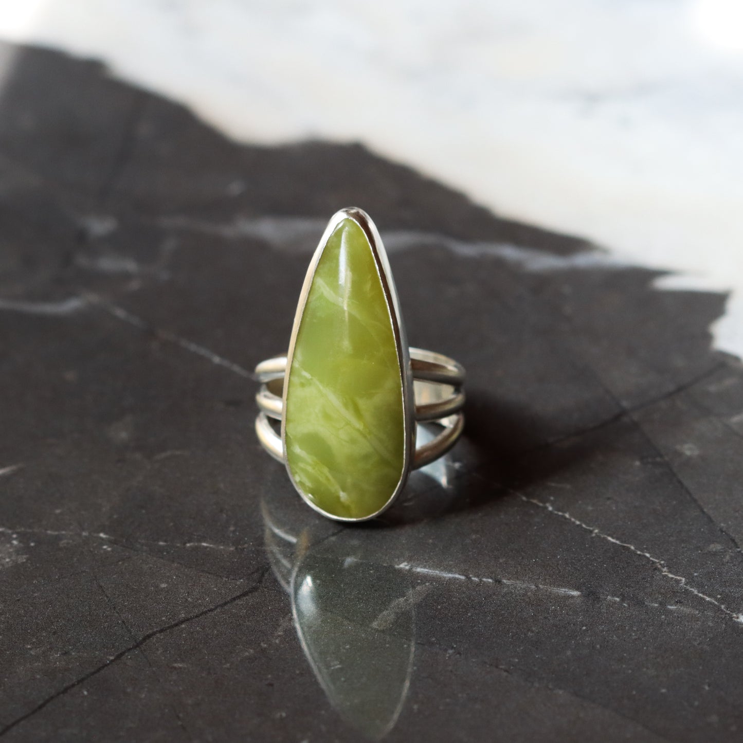 Serpentine Ring 2 - OOAK - Size 7-cocktail ring-Blue Hour Designs