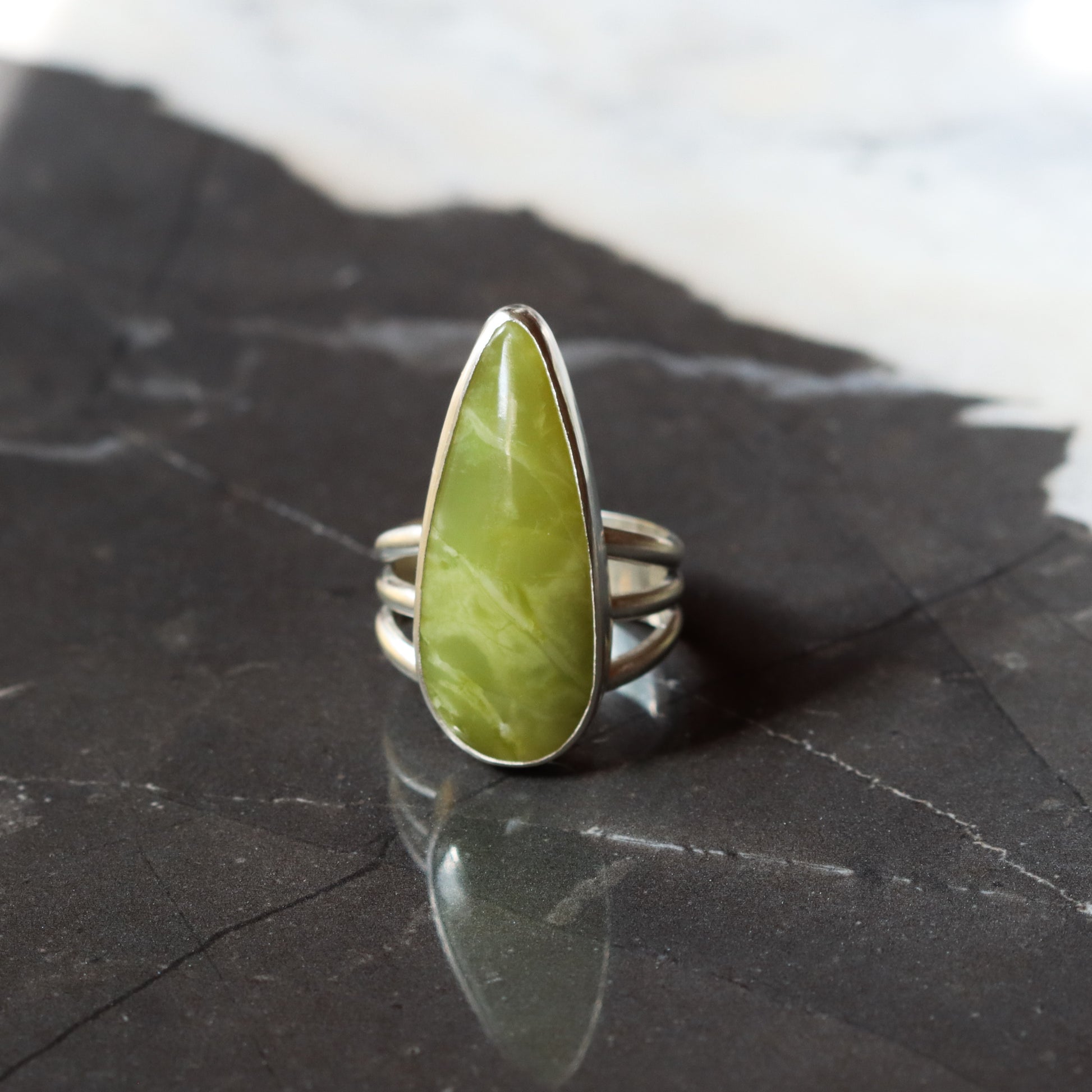 Serpentine Ring 2 - OOAK - Size 7-cocktail ring-Blue Hour Designs