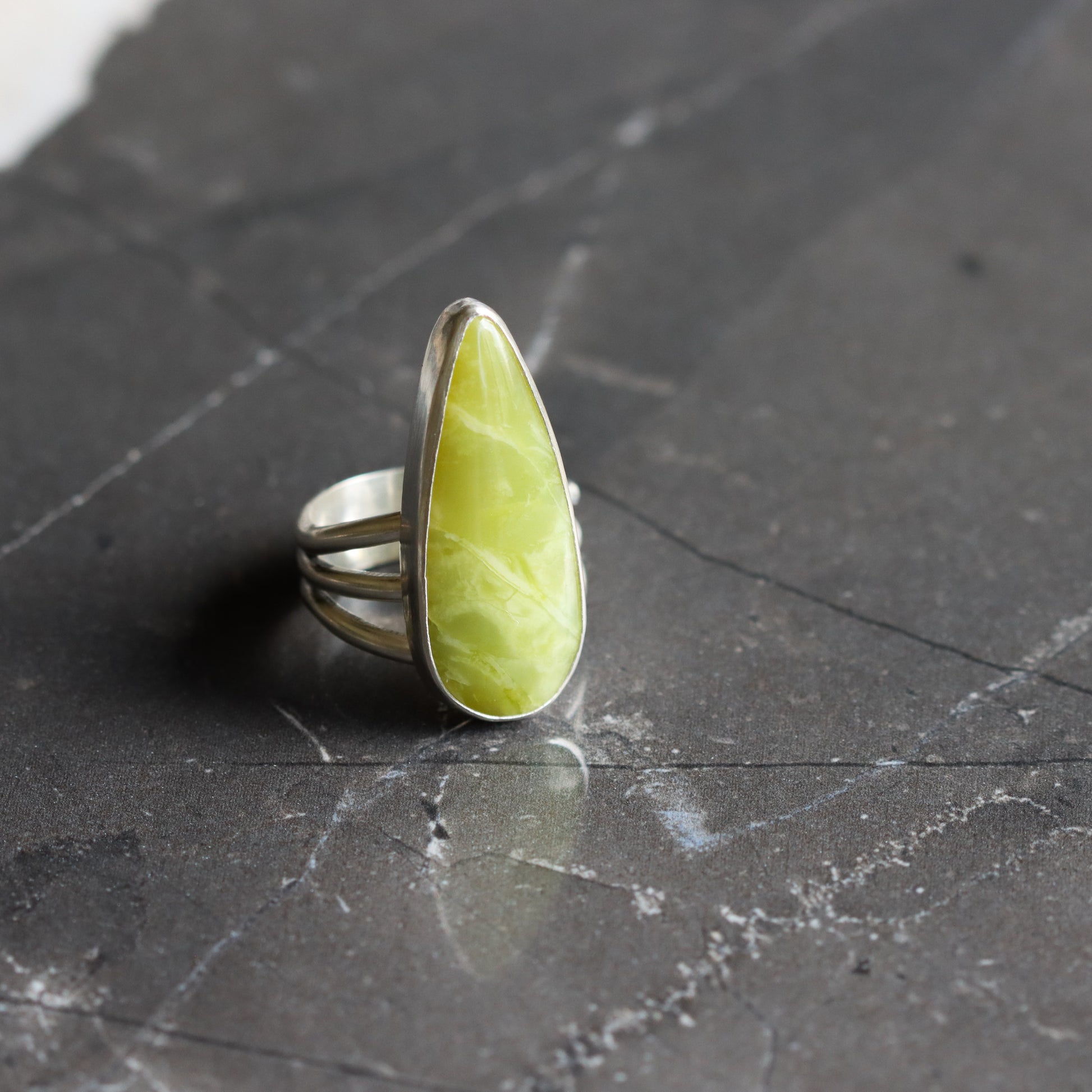 Serpentine Ring 2 - OOAK - Size 7-cocktail ring-Blue Hour Designs