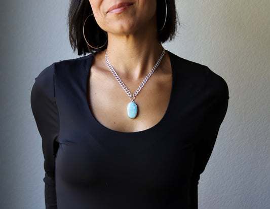 Sky Necklace 1 - OOAK-pendant necklace-Blue Hour Designs