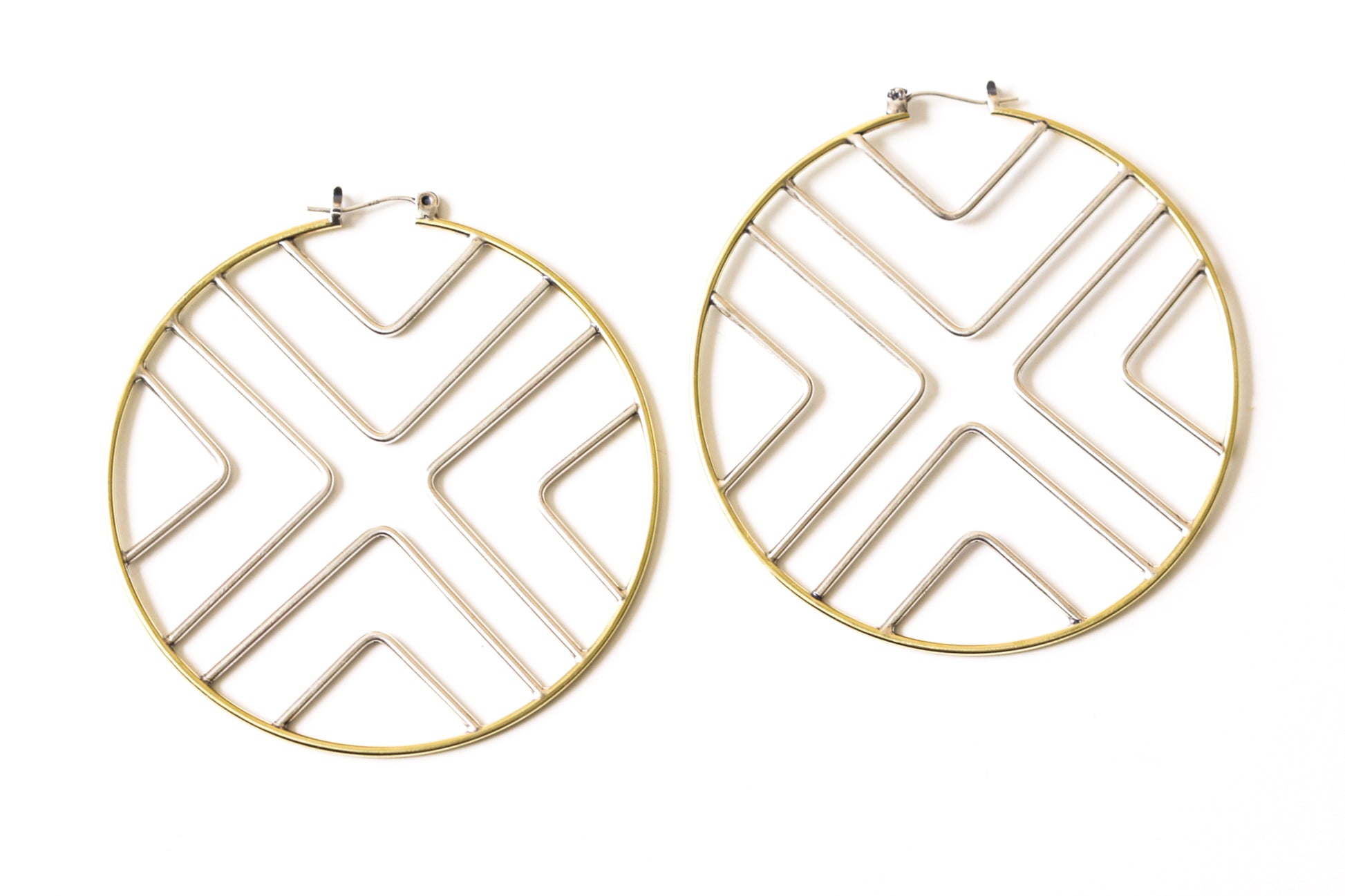 Solis Earrings-hoop earrings-Blue Hour Designs