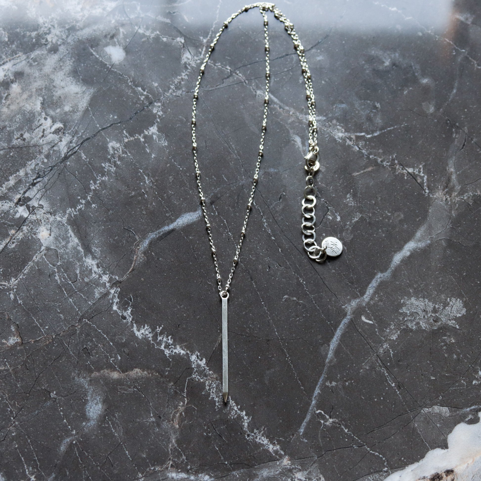 Spear Necklace-pendant necklace-Blue Hour Designs