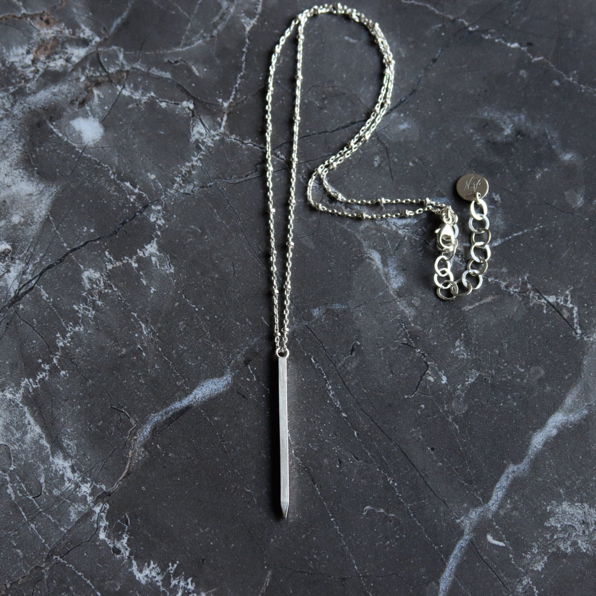 Spear Necklace-pendant necklace-Blue Hour Designs