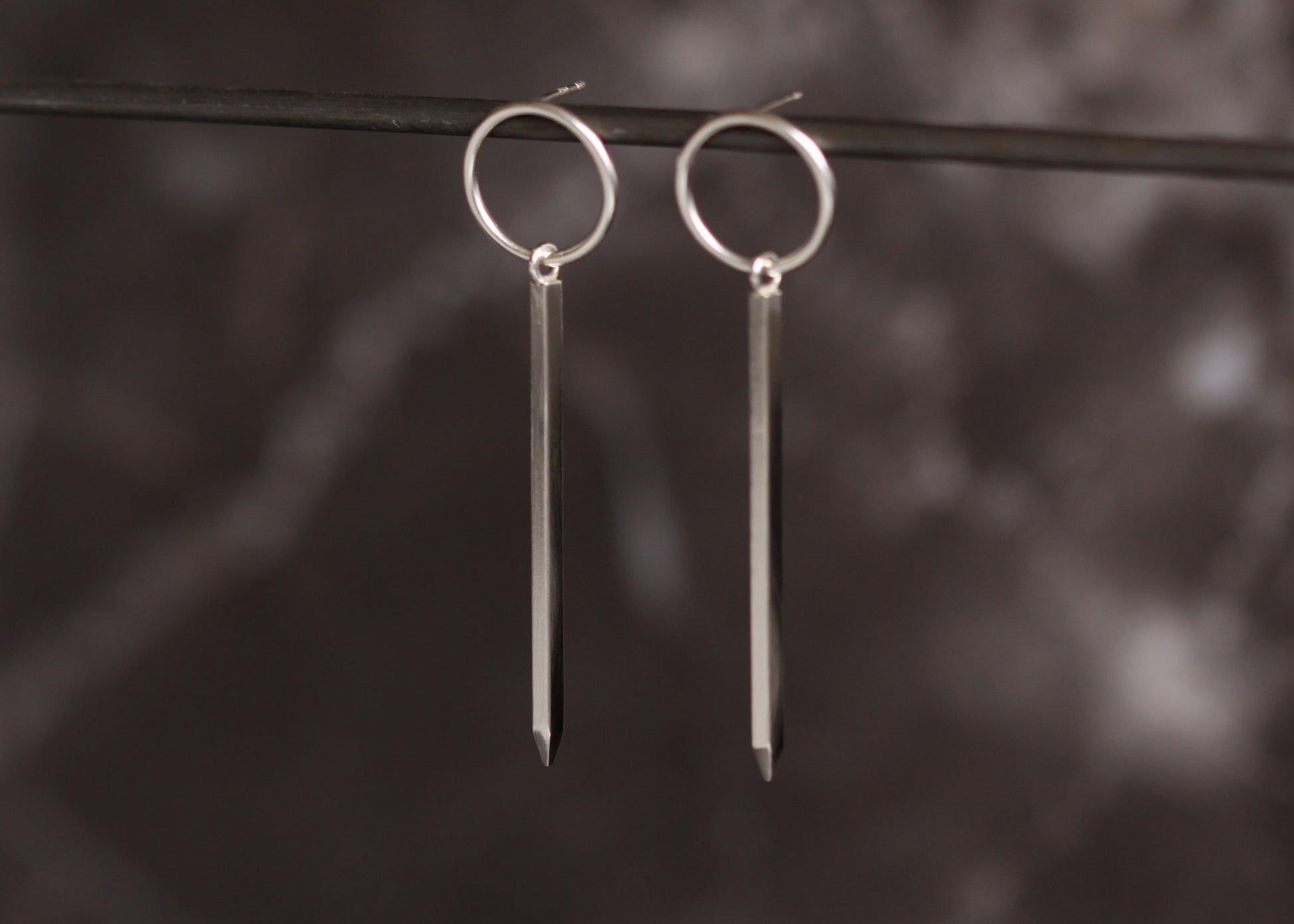 Spear Studs-dangle earrings-Blue Hour Designs