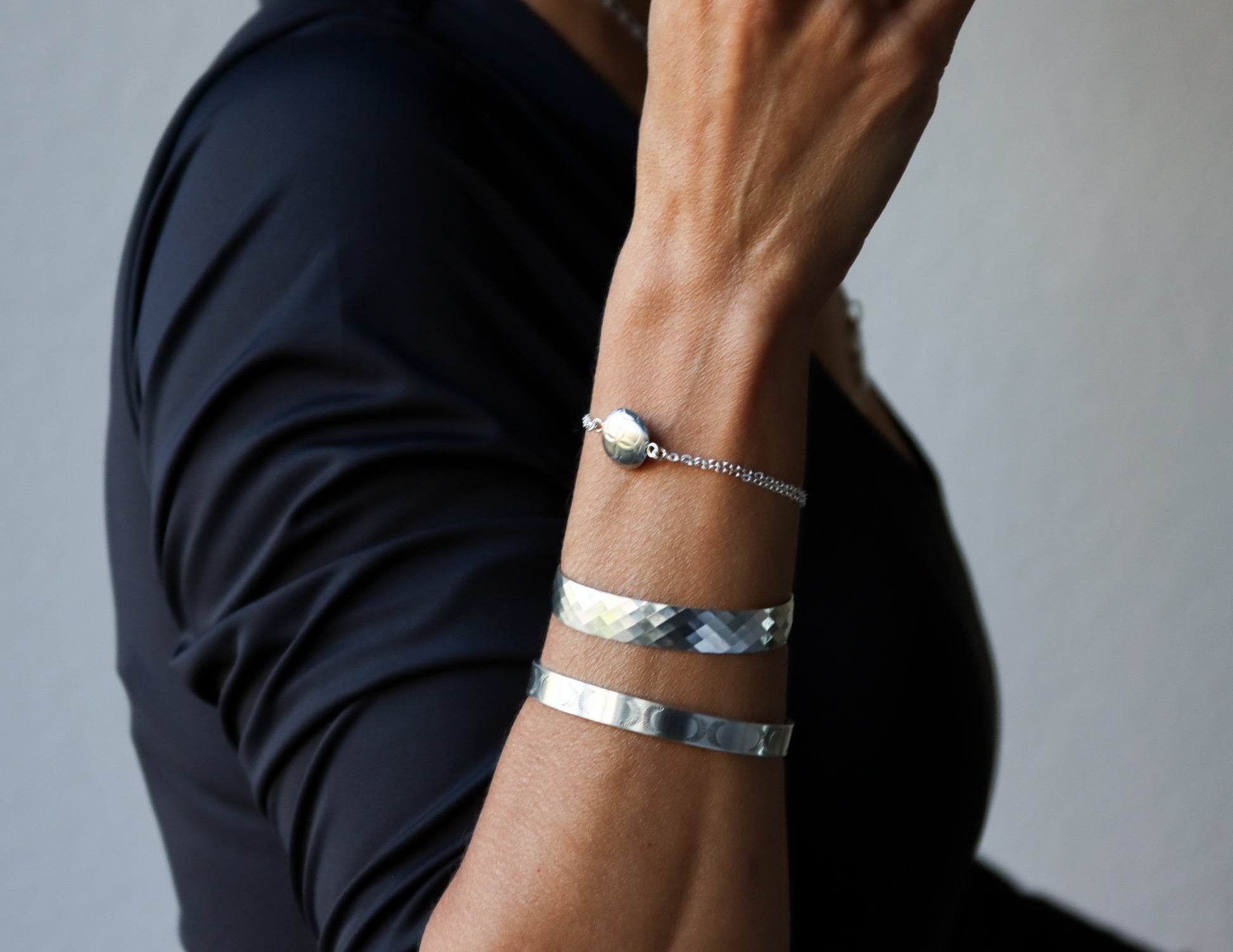 Token Bracelet-chain bracelet-Blue Hour Designs