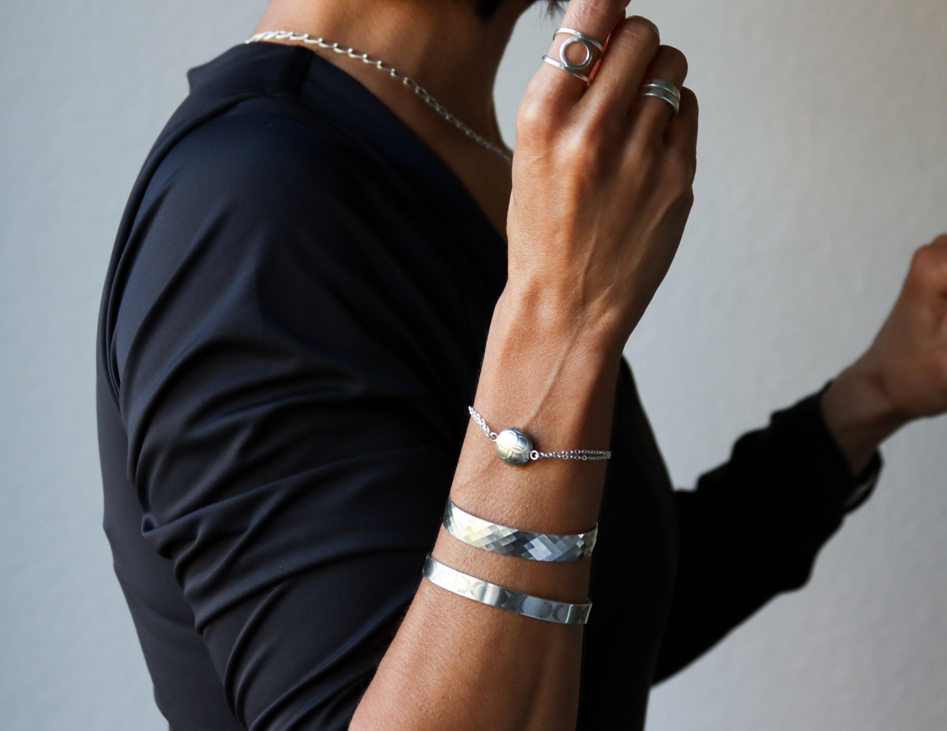 Token Bracelet-chain bracelet-Blue Hour Designs