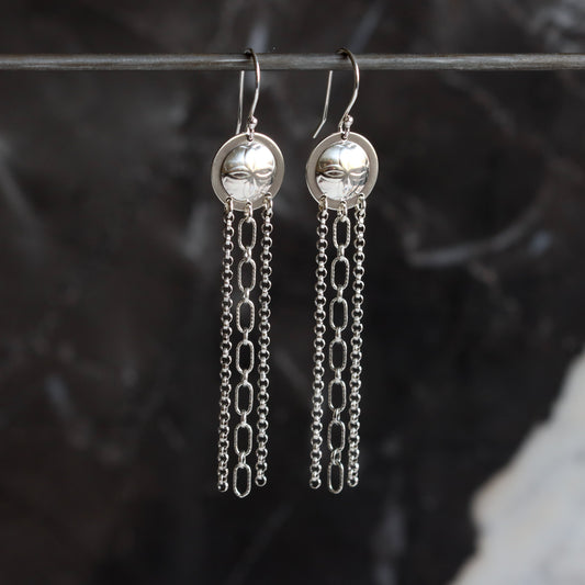 Token Dangles-dangle earrings-Blue Hour Designs
