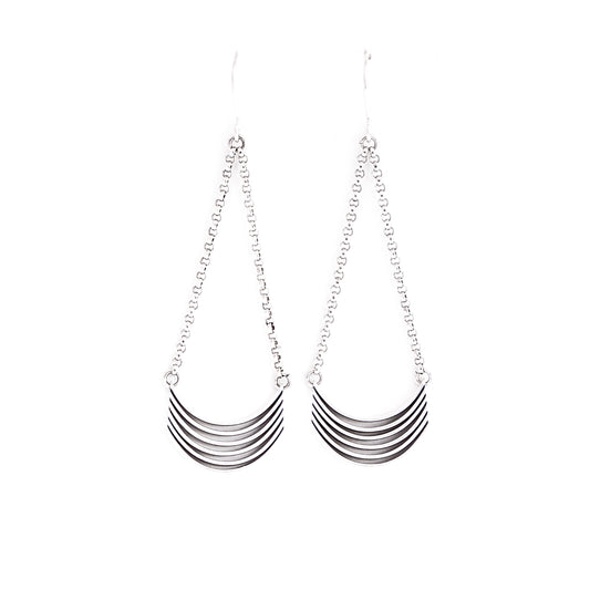 Tribe Earrings-dangle earrings-Blue Hour Designs