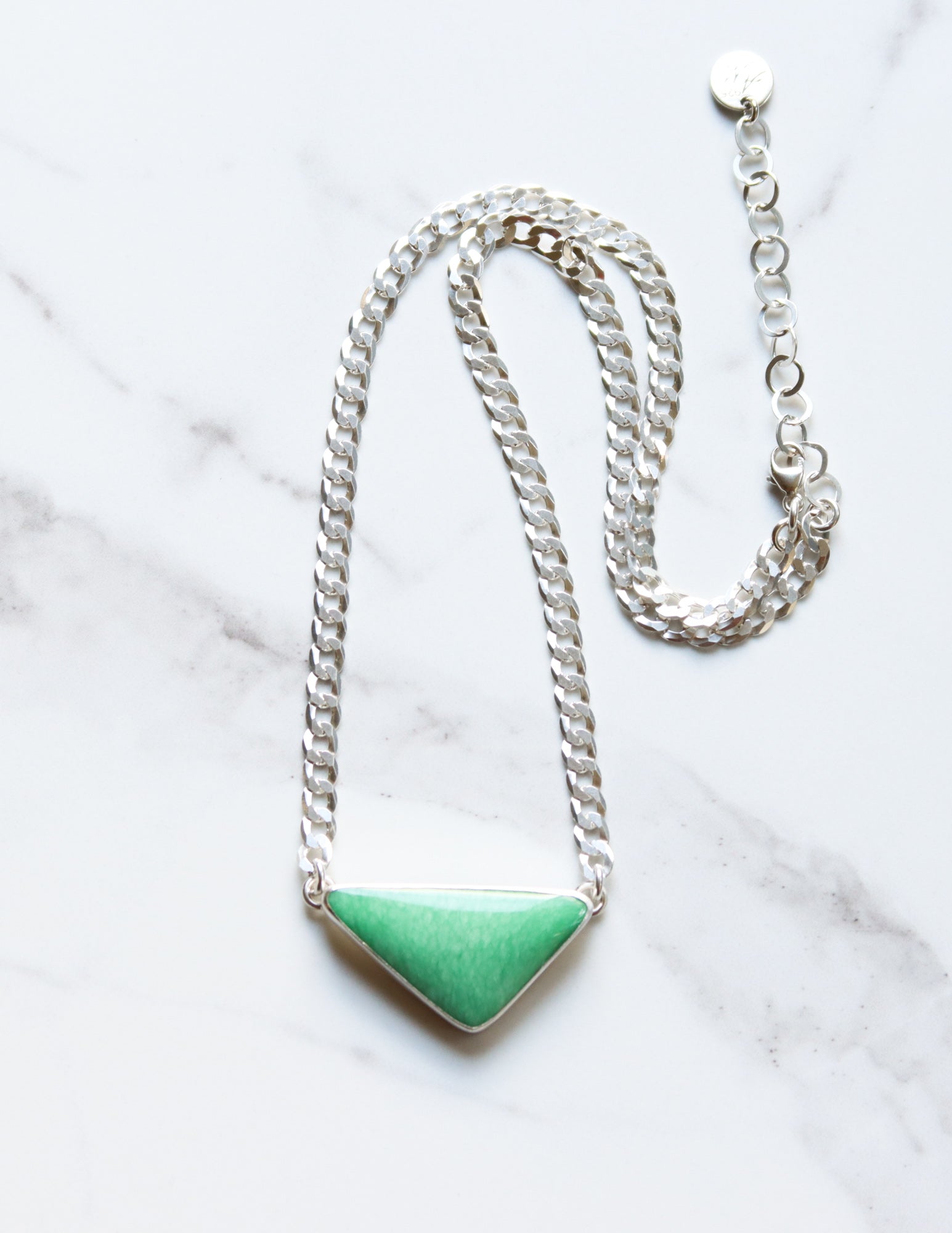 Variscite Choker 3 - OOAK-pendant necklace-Blue Hour Designs