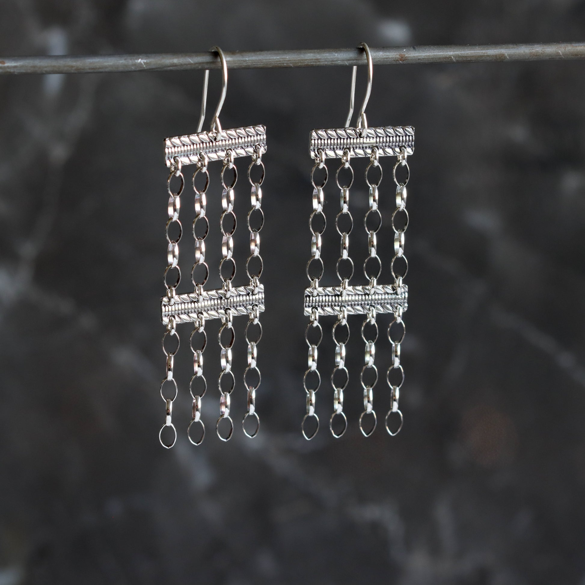 Vespertine Earrings-dangle earrings-Blue Hour Designs