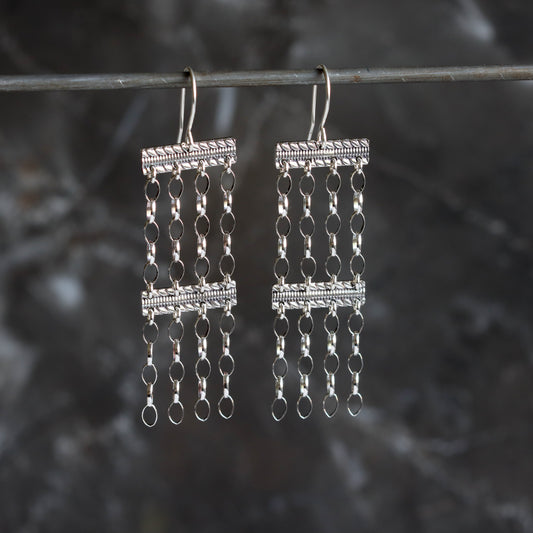 Vespertine Earrings-dangle earrings-Blue Hour Designs
