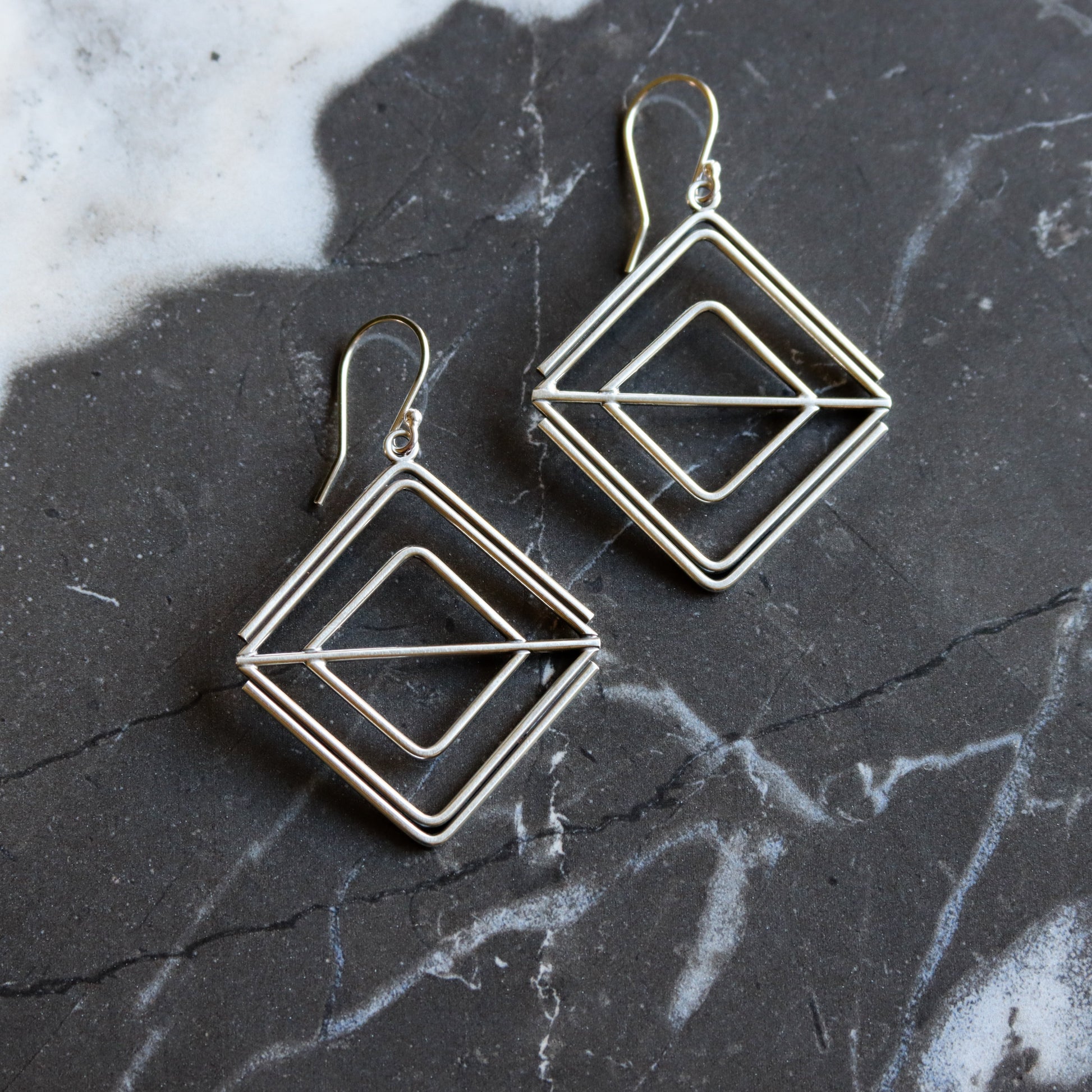 Vesta Earrings-dangle earrings-Blue Hour Designs