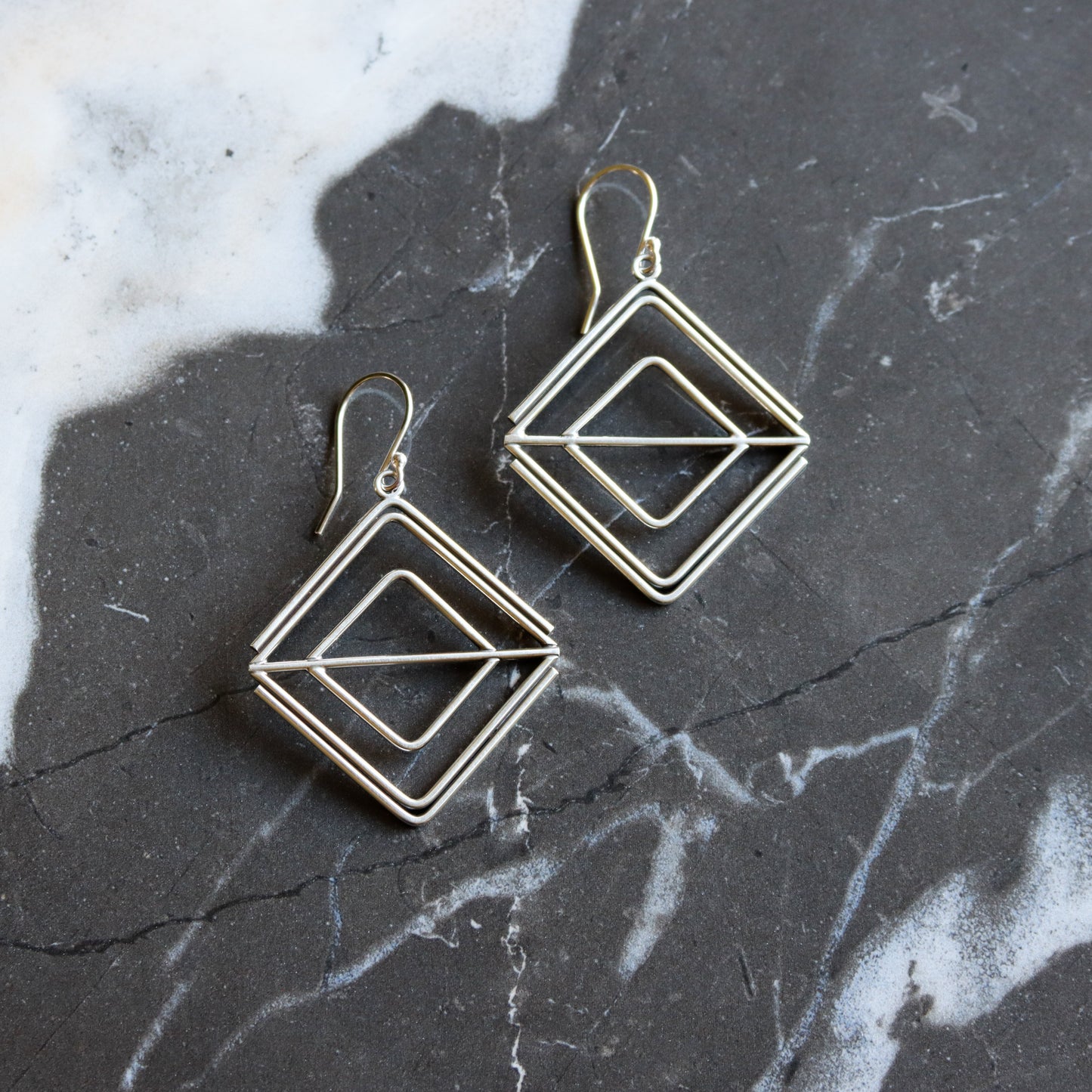 Vesta Earrings-dangle earrings-Blue Hour Designs
