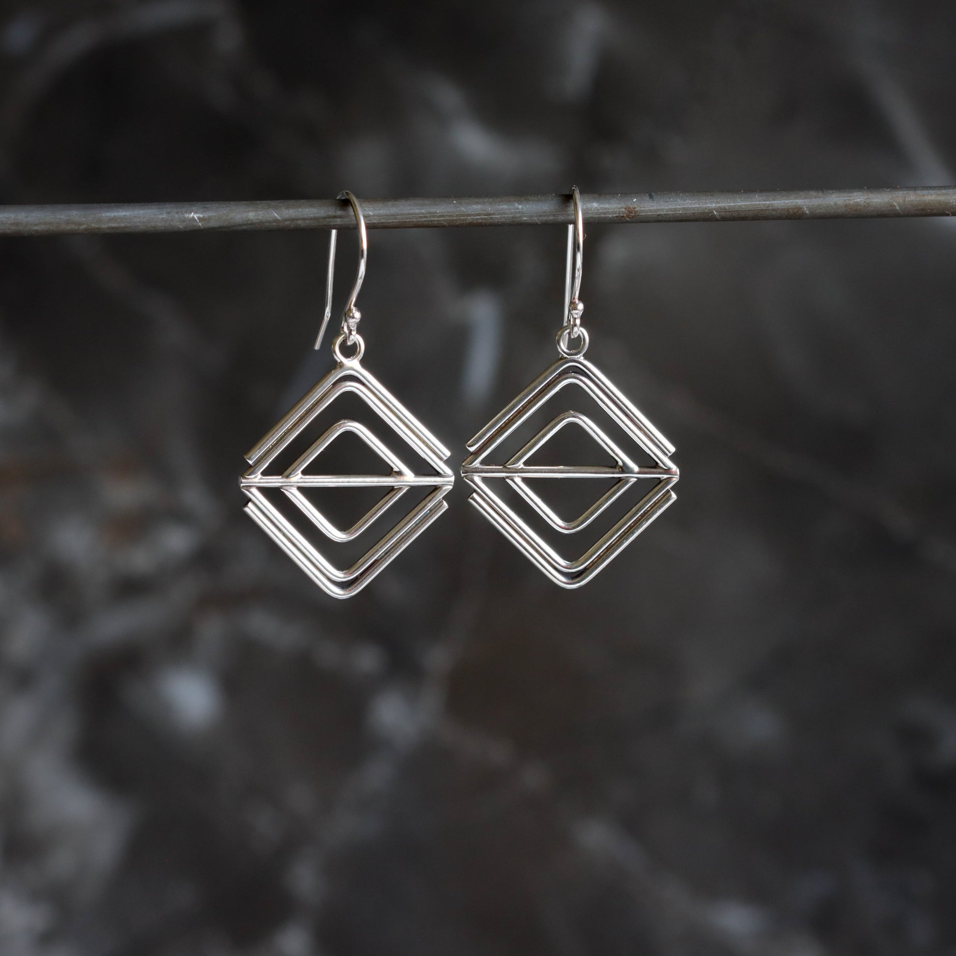 Vesta Earrings - Small-dangle earrings-Blue Hour Designs