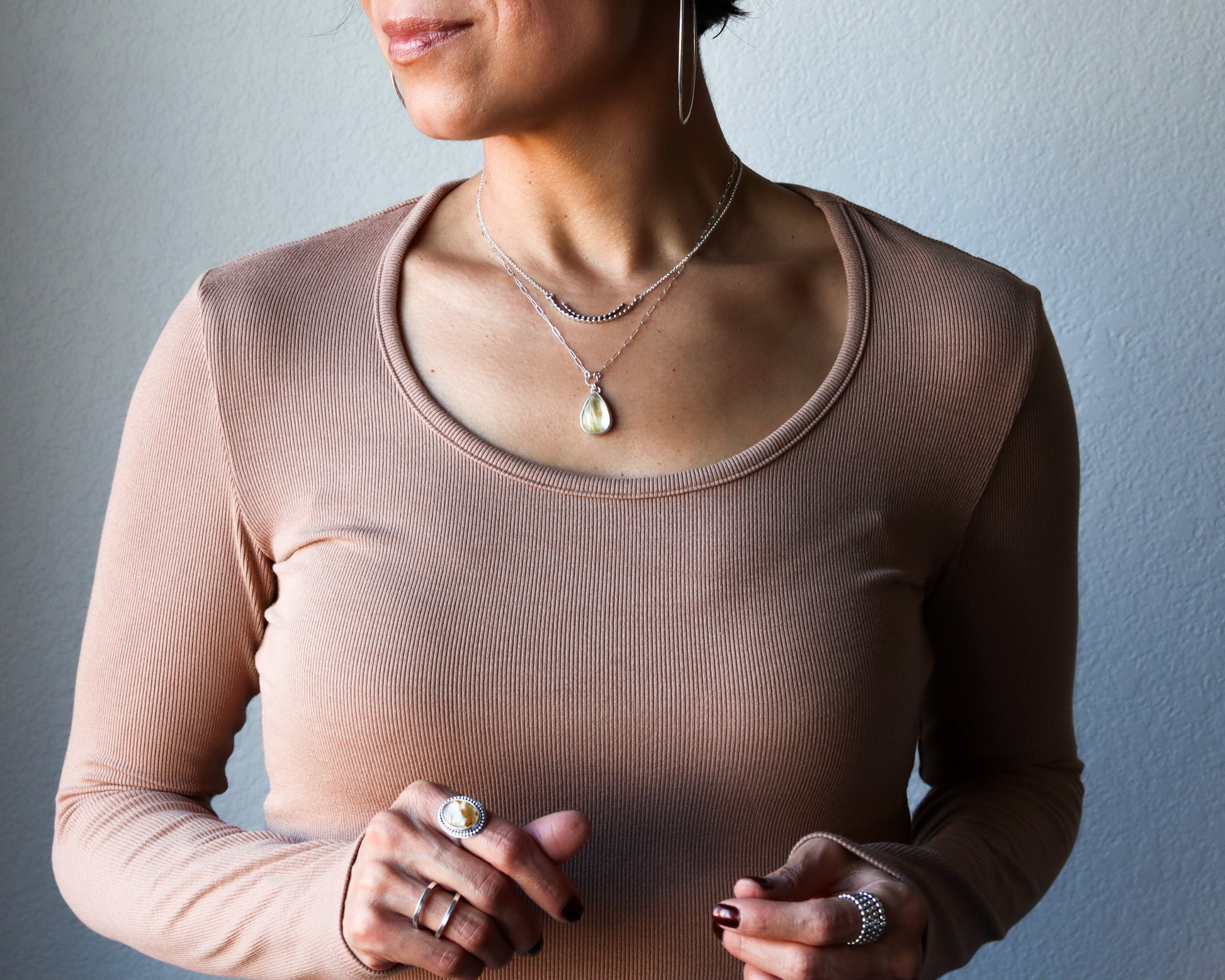 Zephyr Necklace-choker-Blue Hour Designs