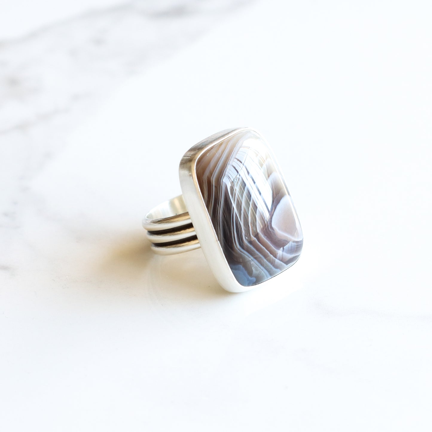Botswana Ring 2 - OOAK - Size 7.5
