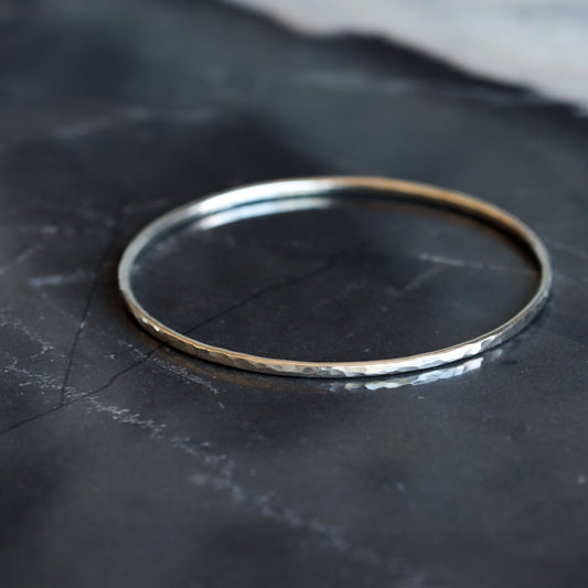 Desert Bangle - Silver