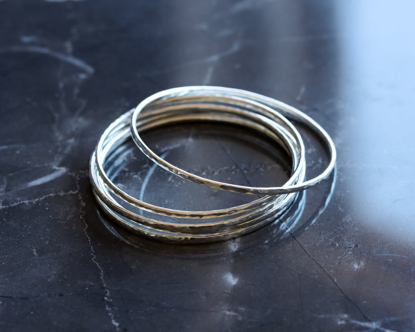 Desert Bangle - Silver