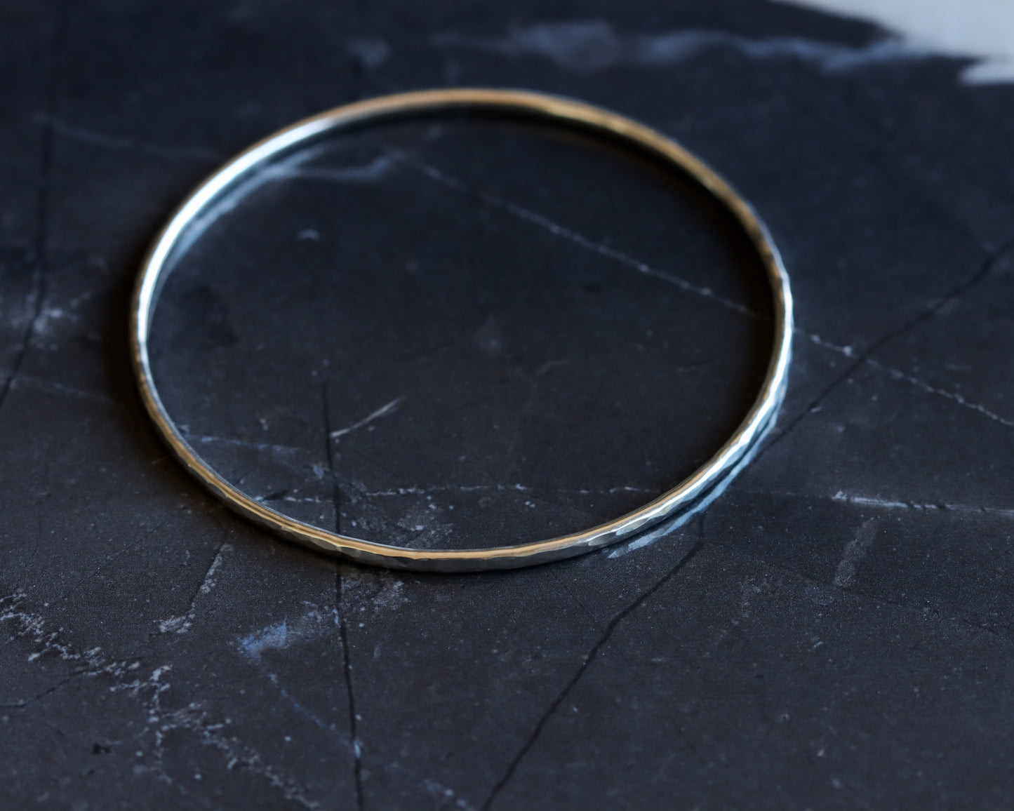 Desert Bangle - Silver