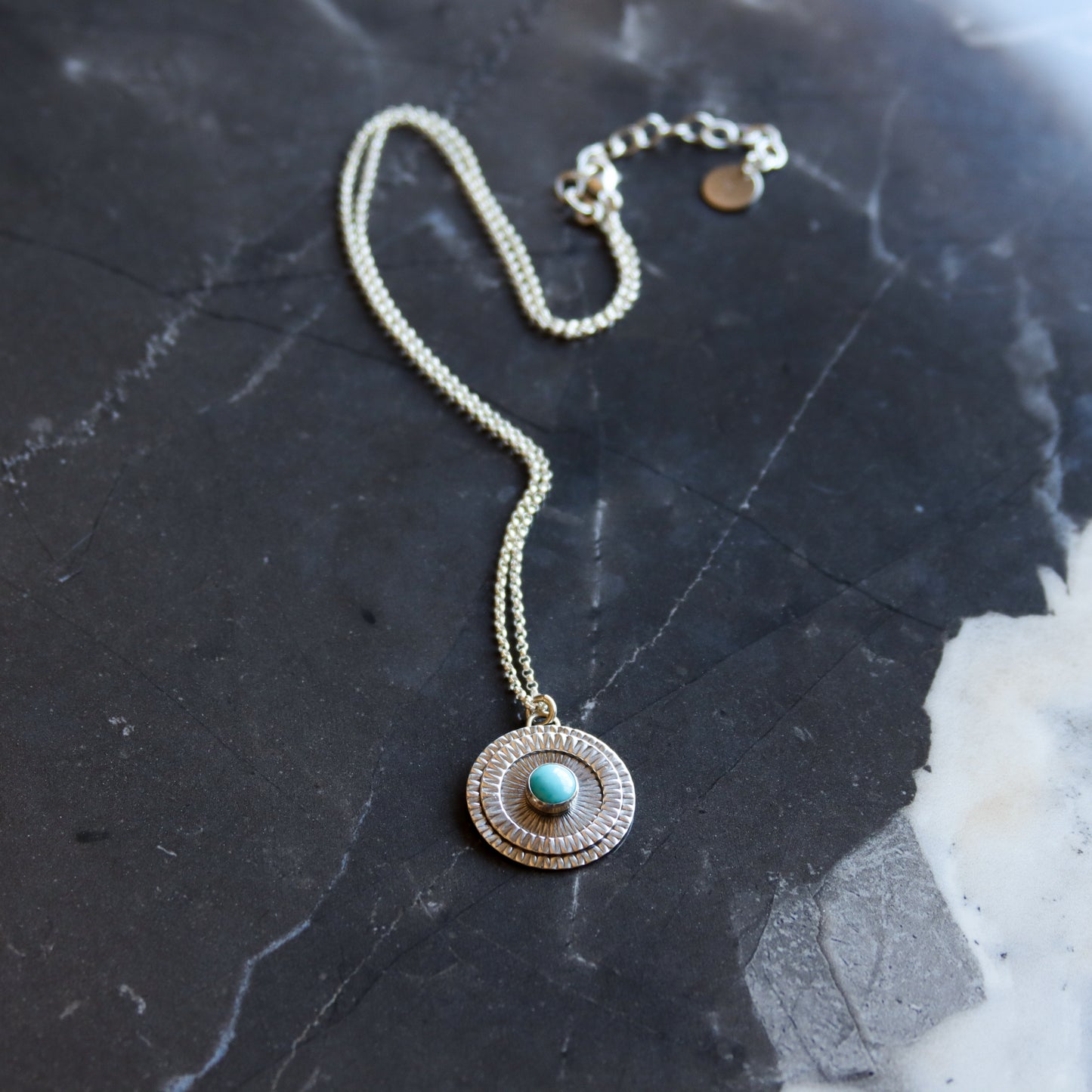 Medallion Necklace - Turquoise