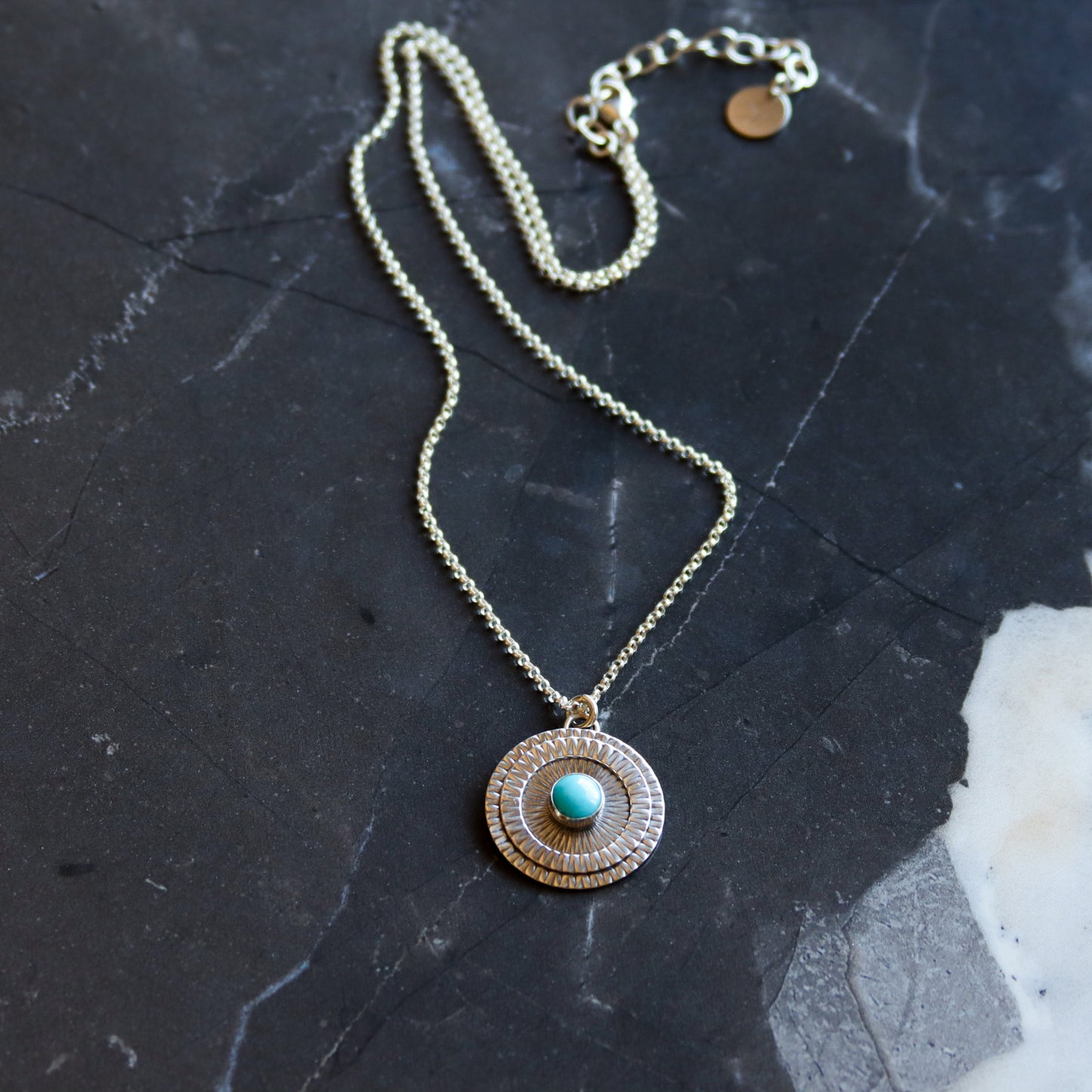 Medallion Necklace - Turquoise