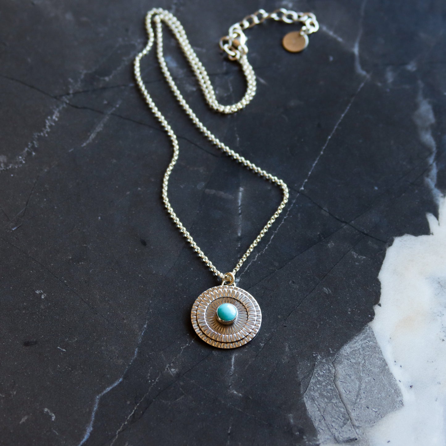 Medallion Necklace - Turquoise