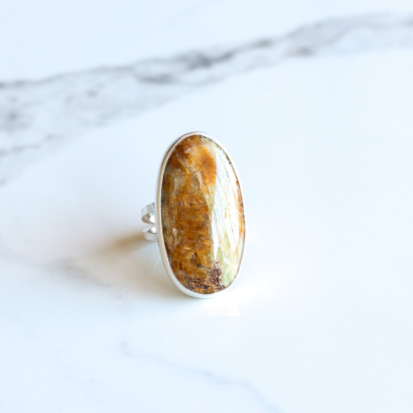 Oak Ring 1 - OOAK - Size 8.5