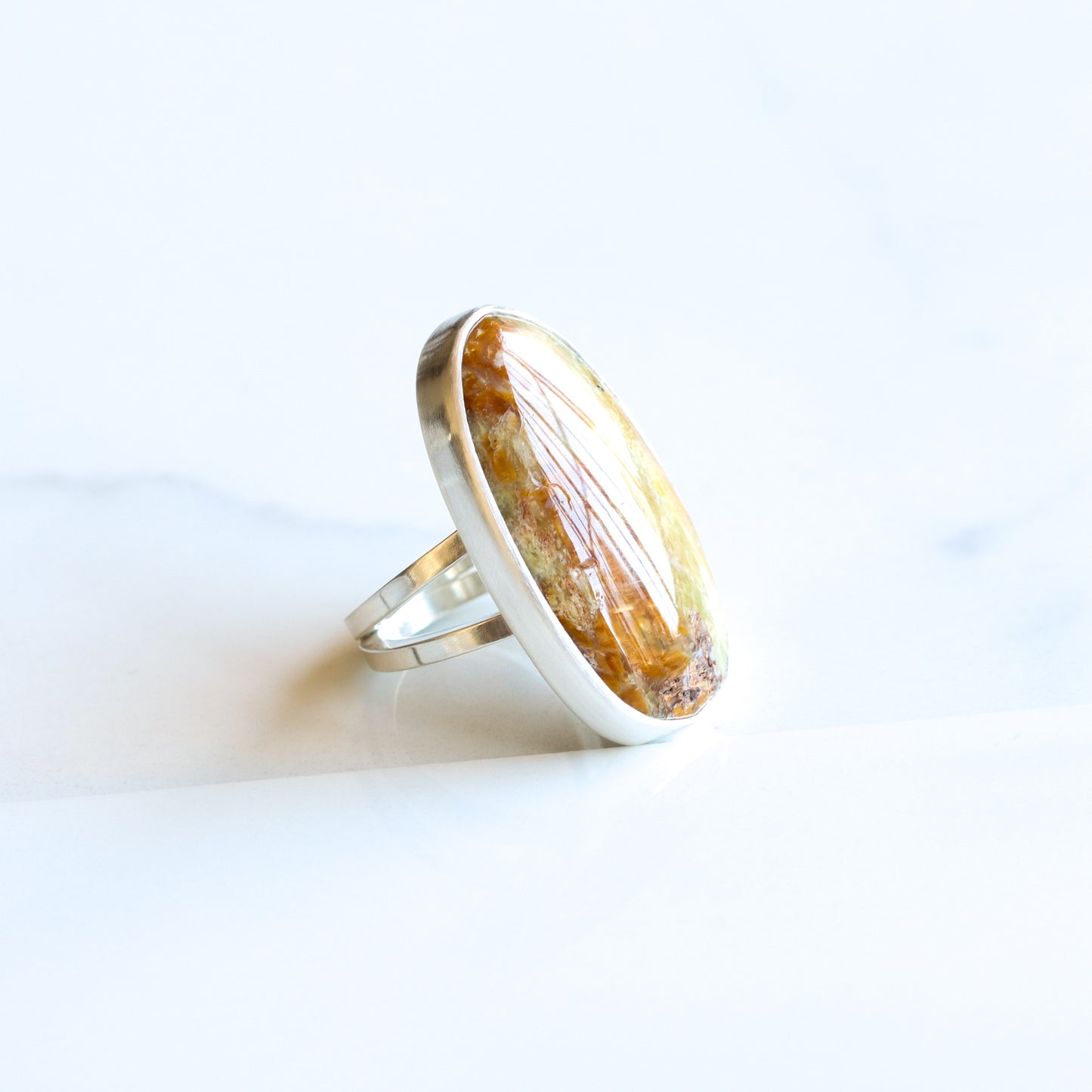 Oak Ring 1 - OOAK - Size 8.5