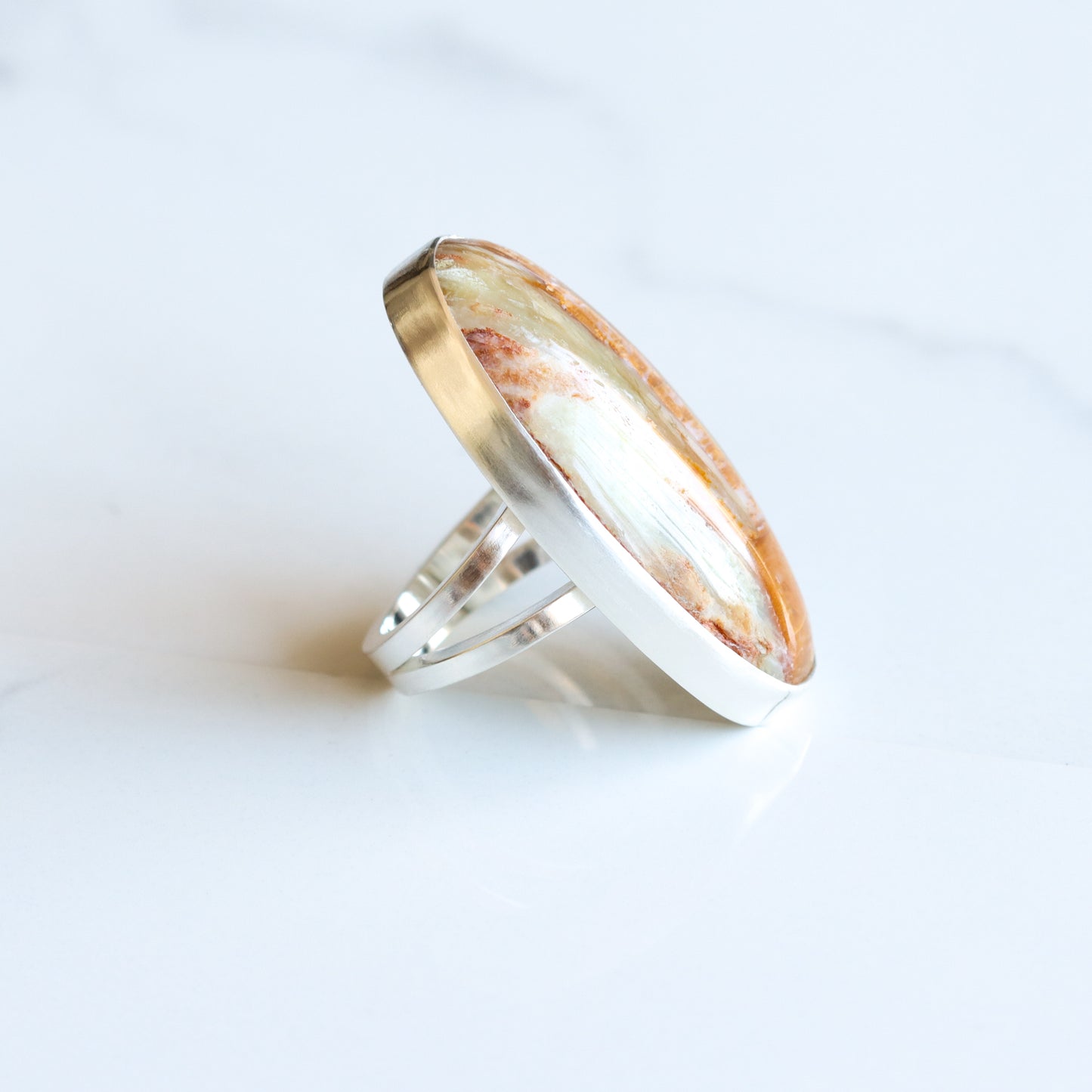 Oak Ring 2 - OOAK - Size 7.25