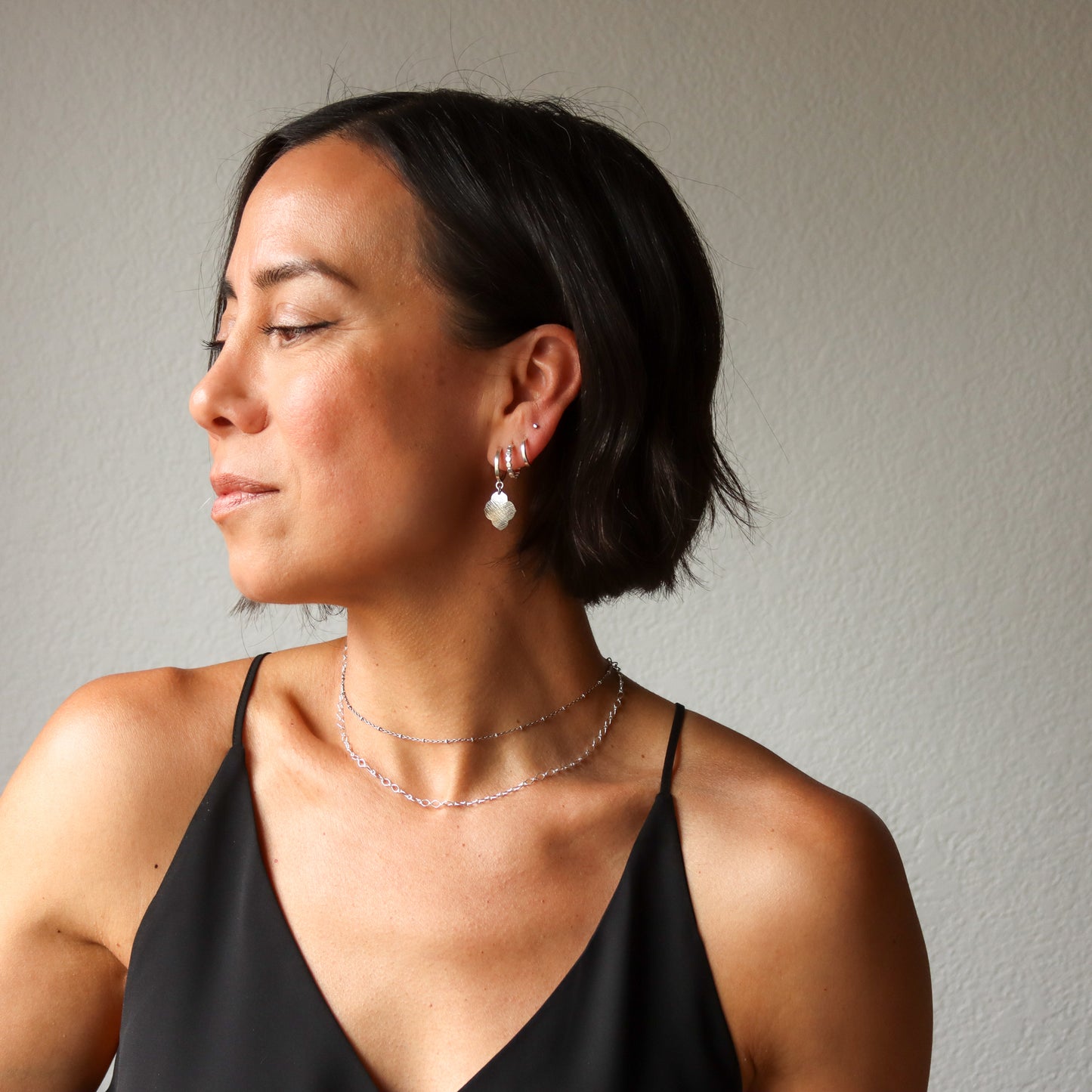 Sahara Hoops - Silver