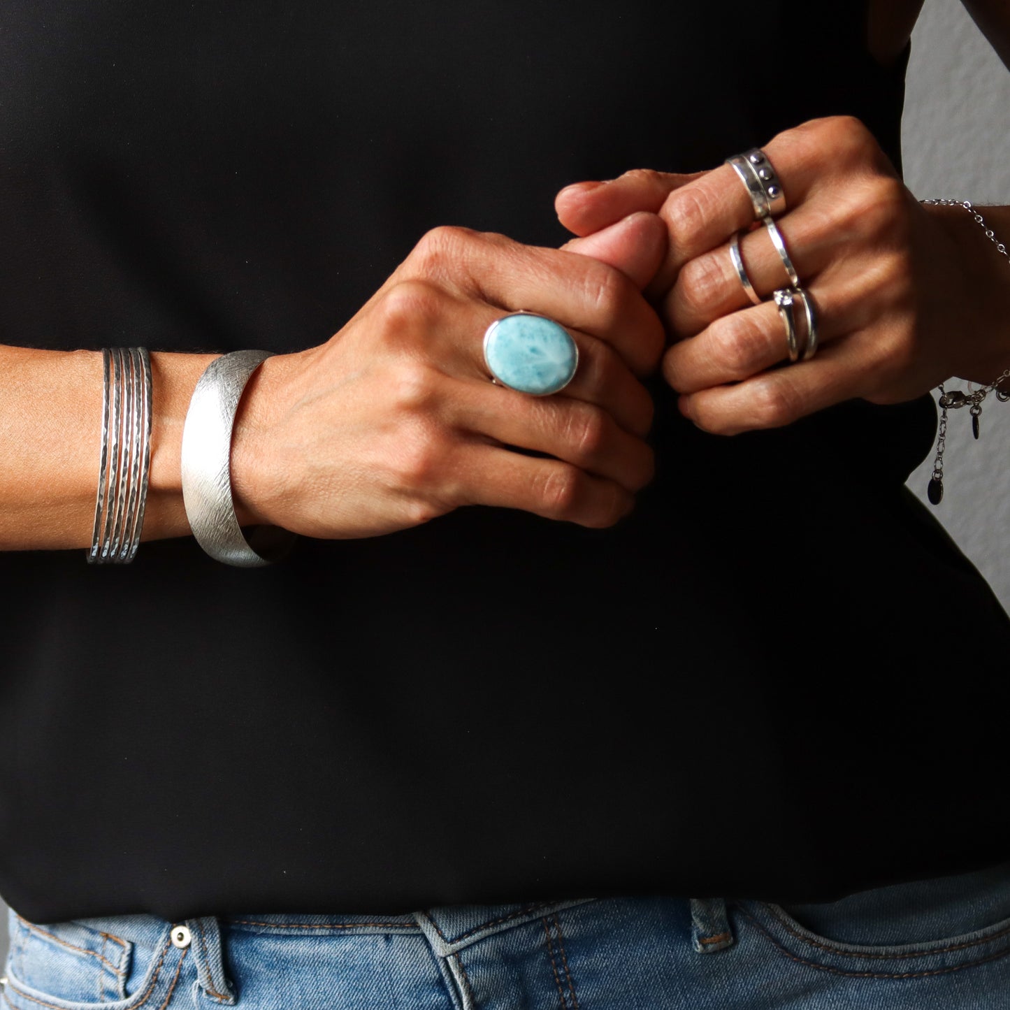 Sky Ring 5 - OOAK - size 7.75