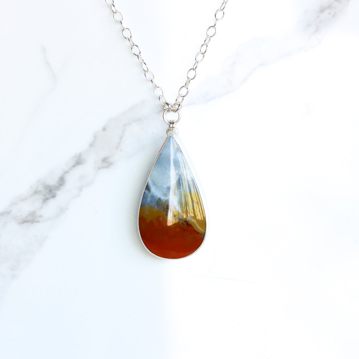 Watercolor Necklace - OOAK