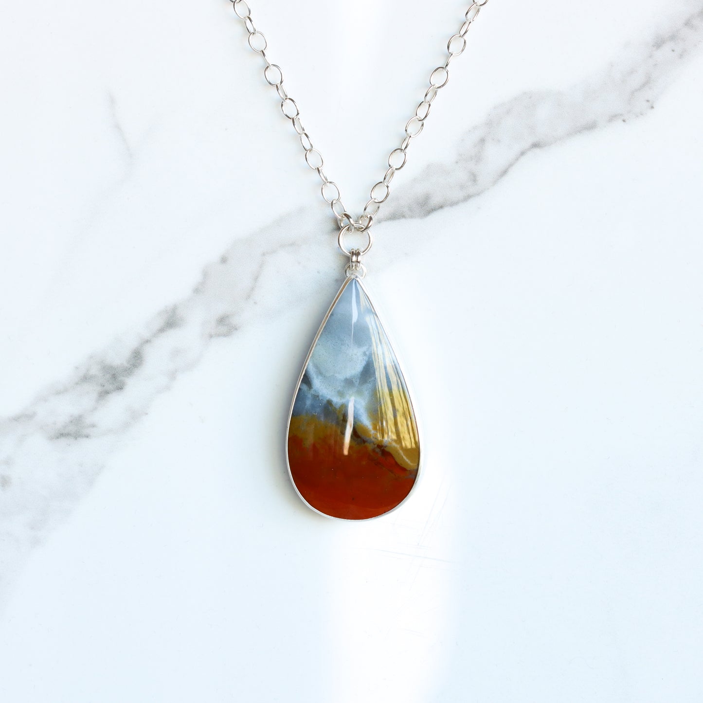 Watercolor Necklace - OOAK