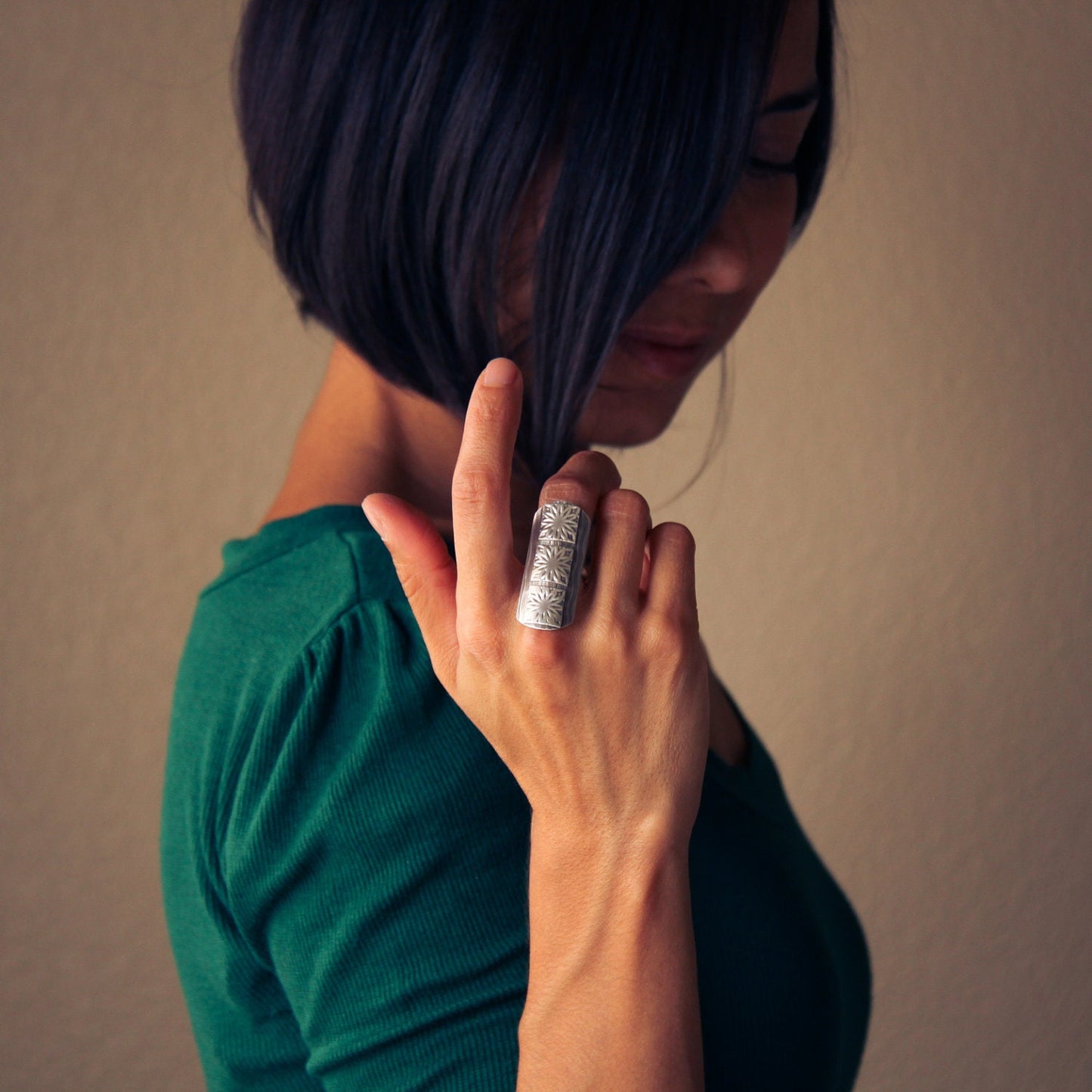 Ancien Ring-cocktail ring-Blue Hour Designs