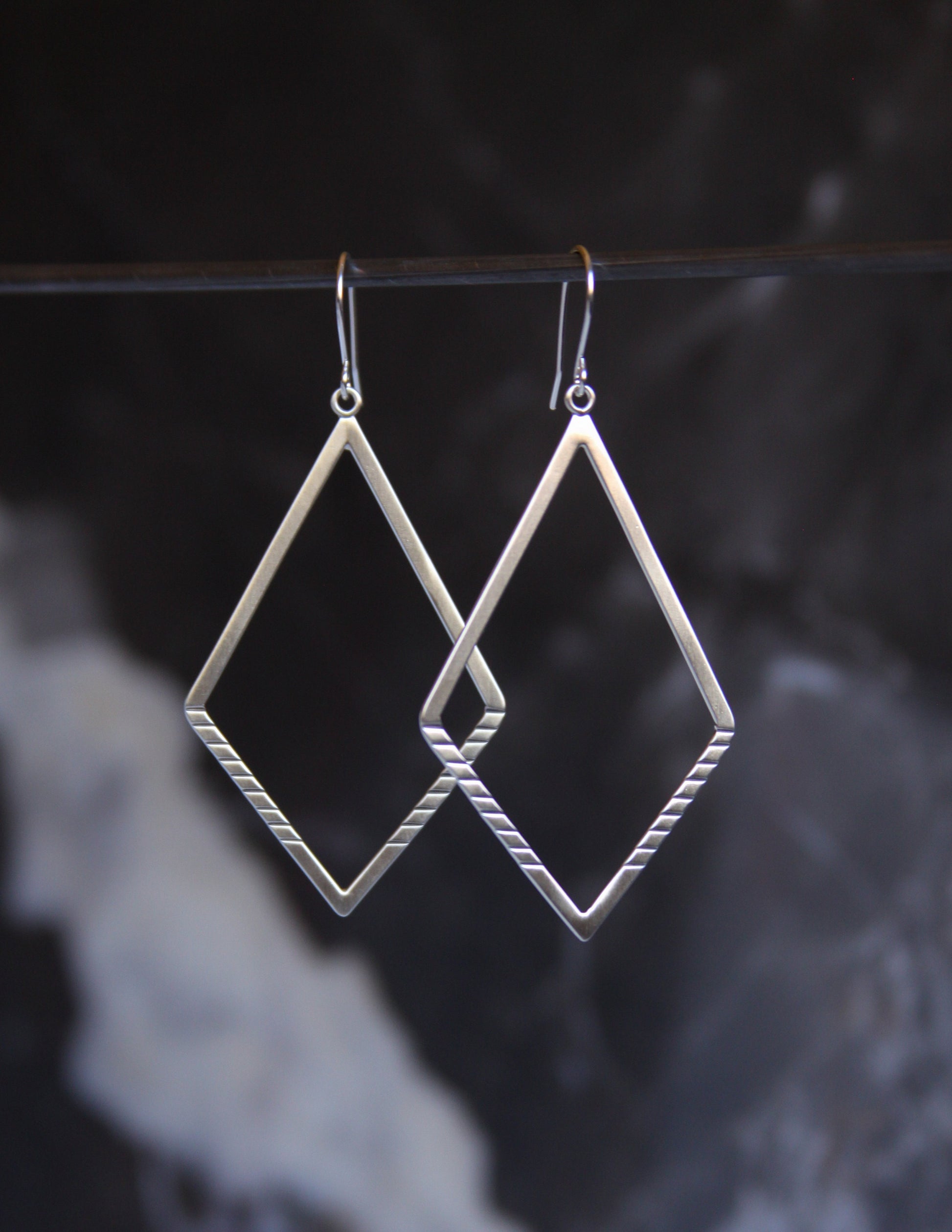 Arcadian Earrings-dangle earrings-Blue Hour Designs