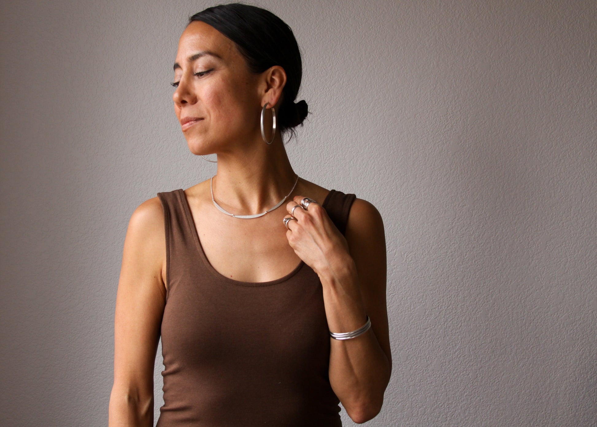 Calliope Necklace-choker-Blue Hour Designs