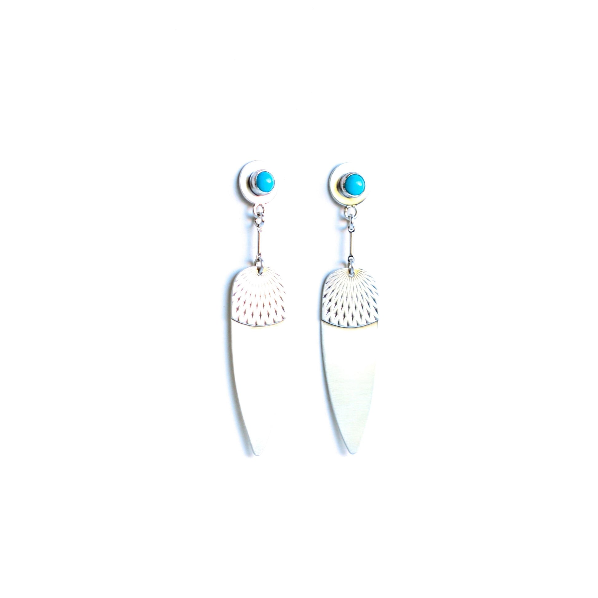 Camila Earrings-dangle earrings-Blue Hour Designs