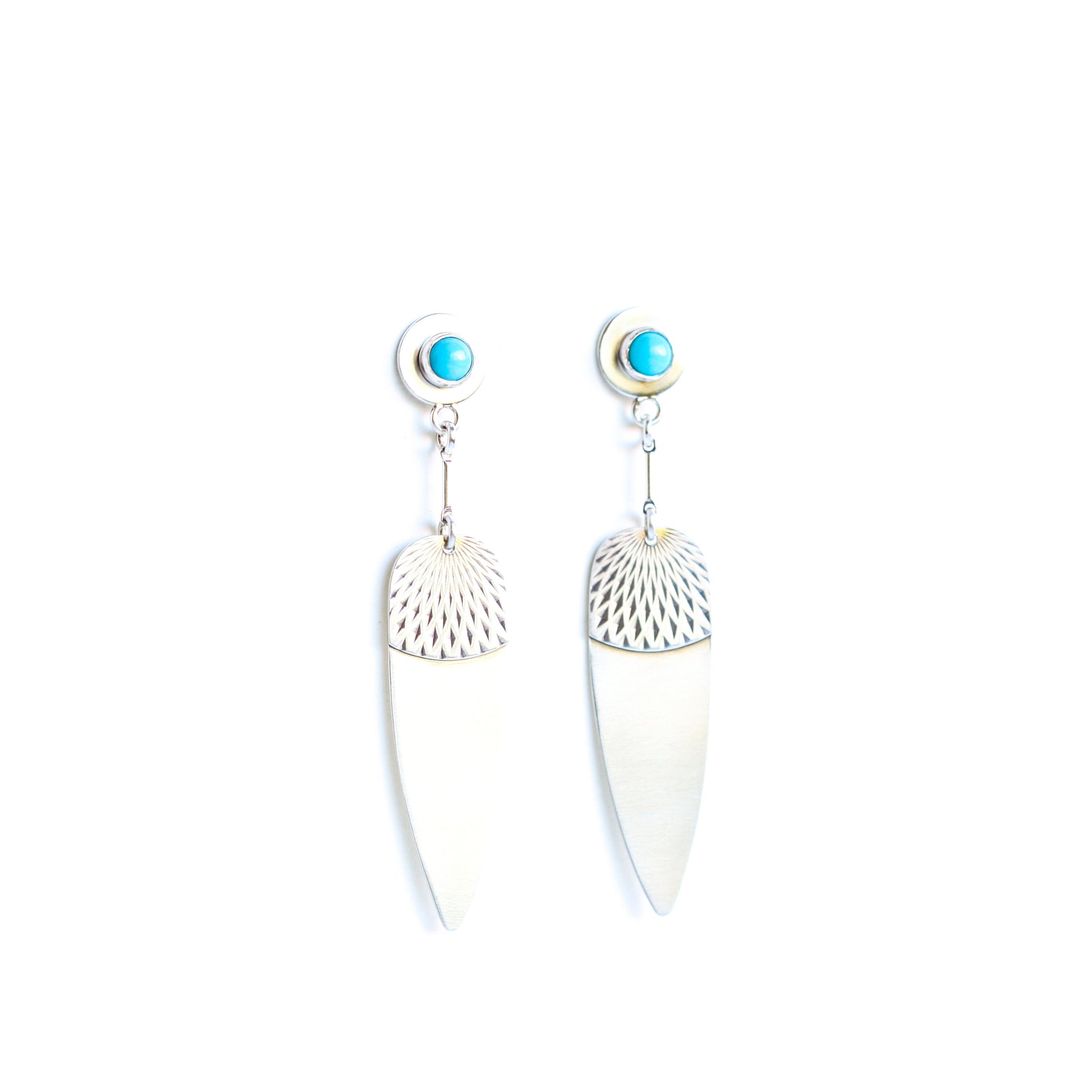 Camila Earrings-dangle earrings-Blue Hour Designs