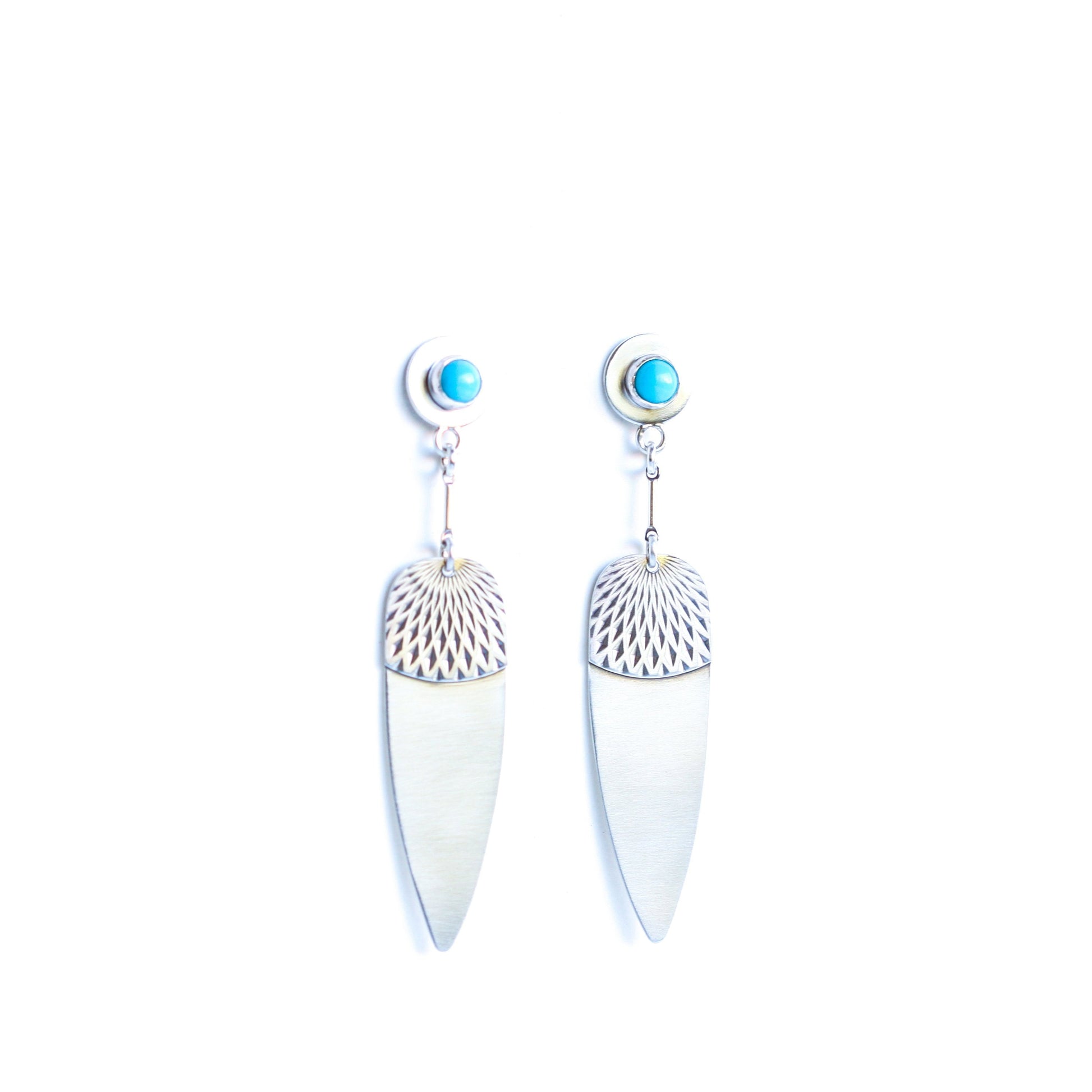 Camila Earrings-dangle earrings-Blue Hour Designs