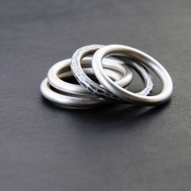 Cuatro Rings-stacking ring-Blue Hour Designs