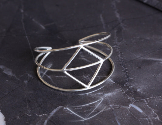 Diamond Cuff-cuff bracelet-Blue Hour Designs