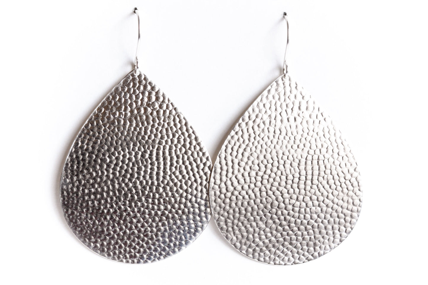 Juno Earrings - Silver, Large-dangle earrings-Blue Hour Designs