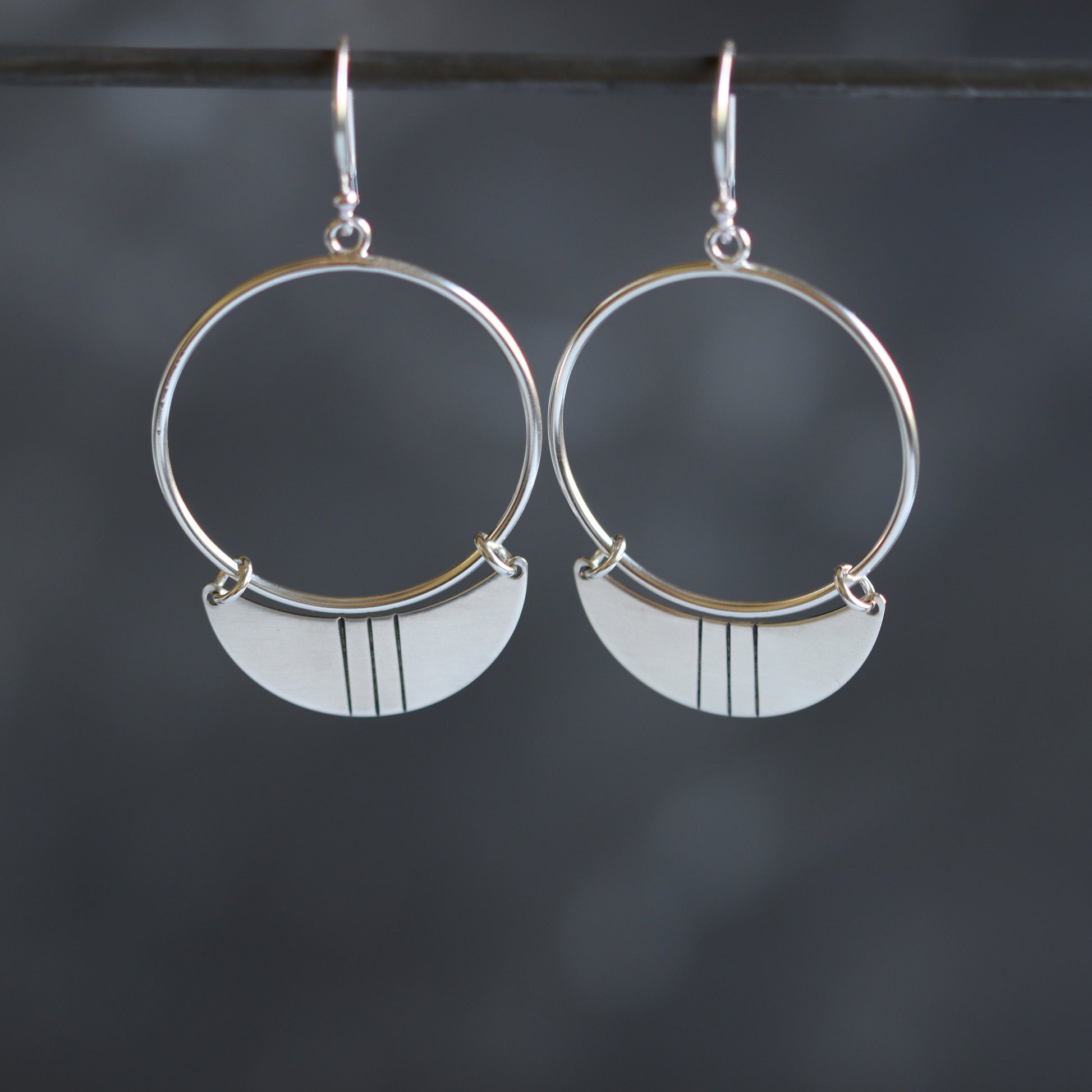 Nova Earrings-dangle earrings-Blue Hour Designs