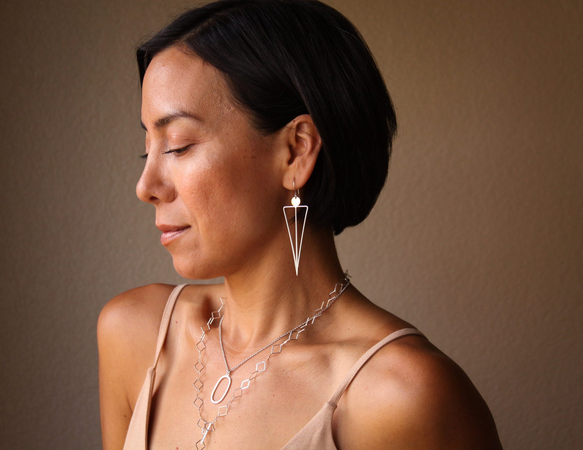 Phoenix Earrings-dangle earrings-Blue Hour Designs