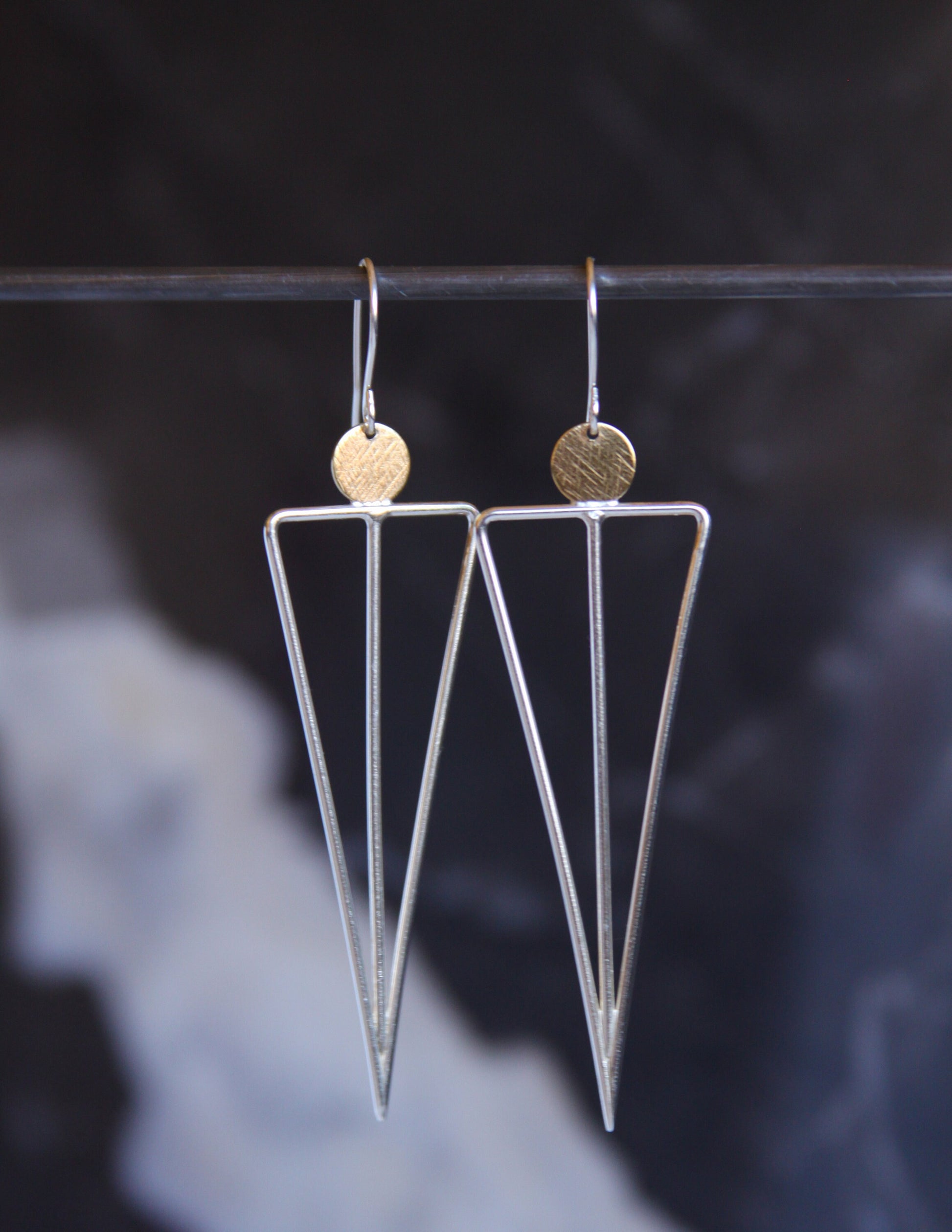 Phoenix Earrings-dangle earrings-Blue Hour Designs