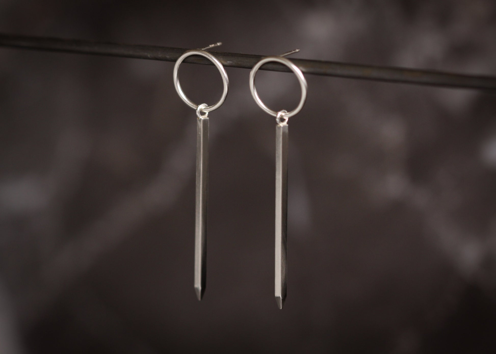 Spear Studs-dangle earrings-Blue Hour Designs