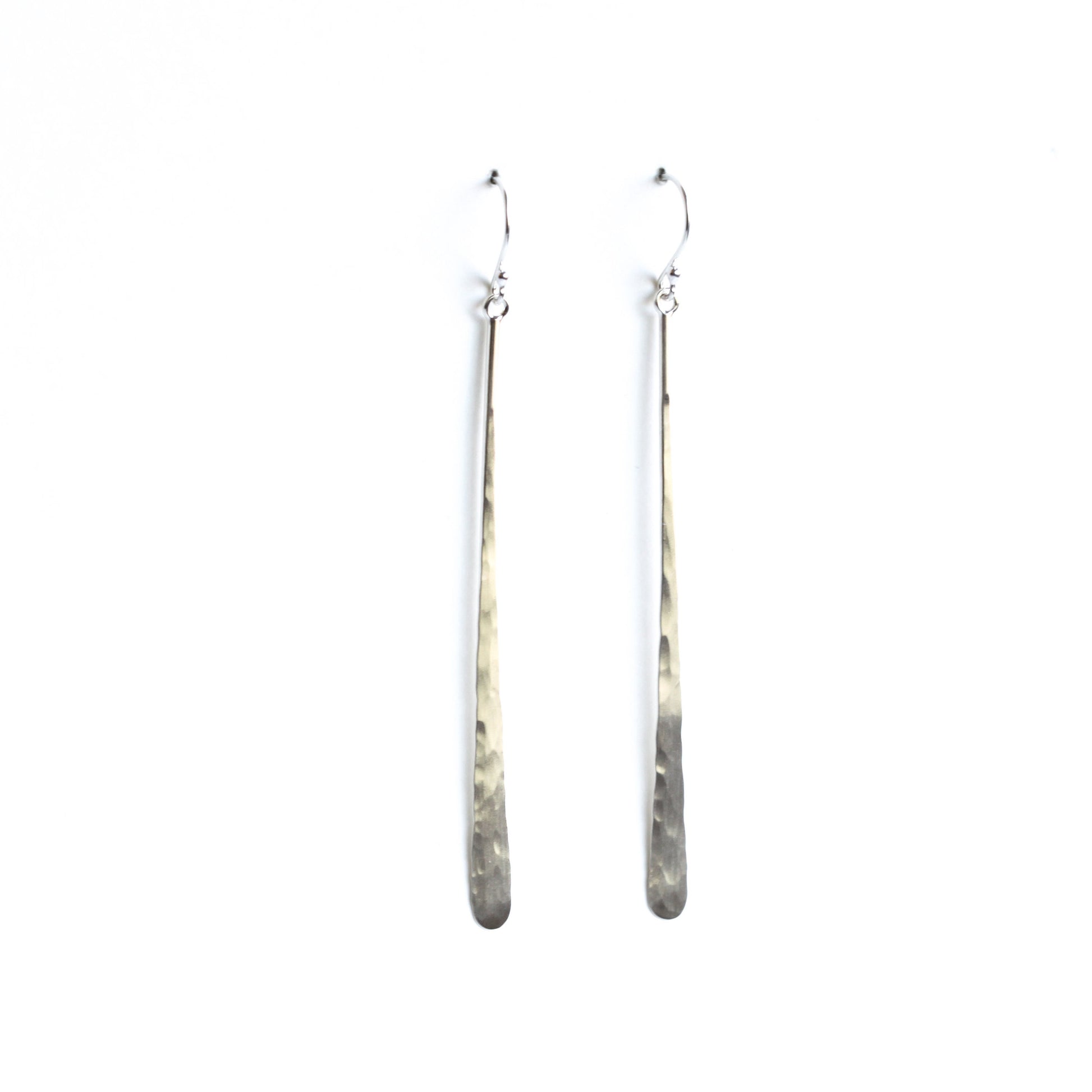 Stems Earrings-dangle earrings-Blue Hour Designs