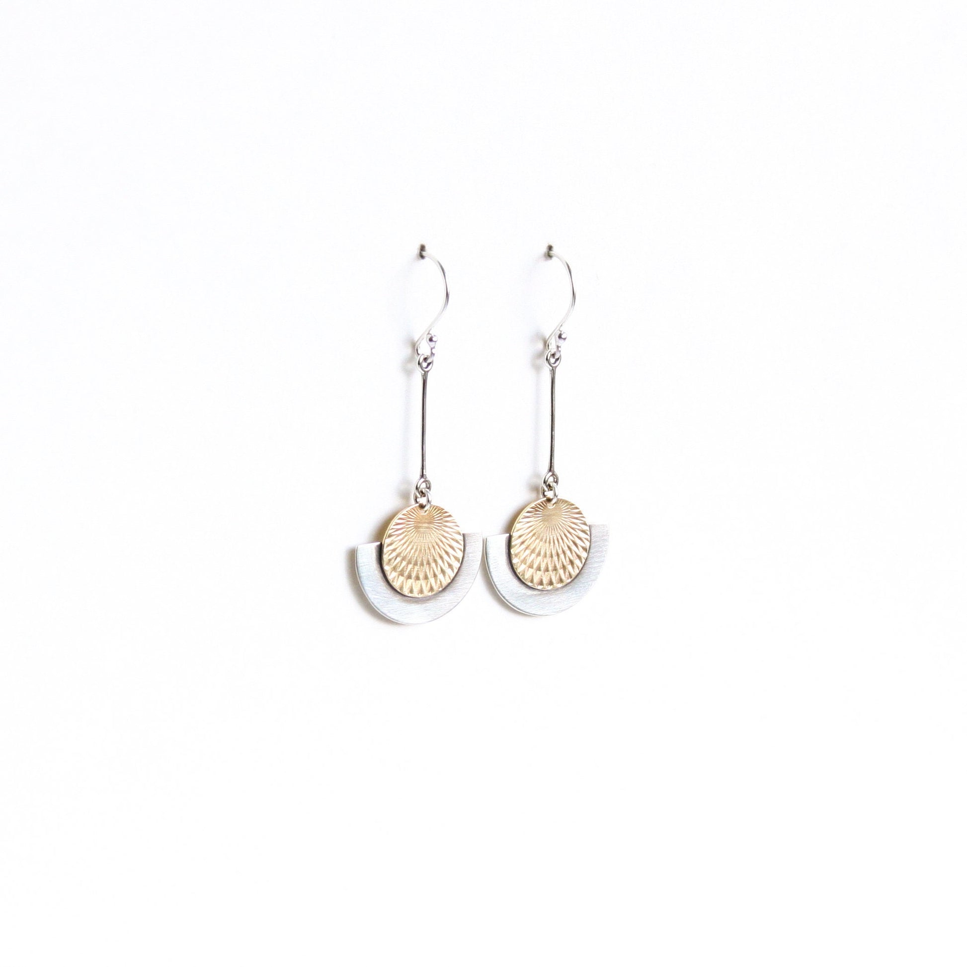 Sunrise Earrings-dangle earrings-Blue Hour Designs