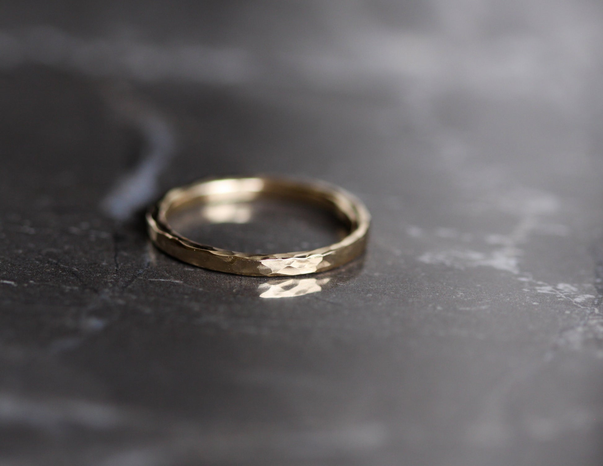 Uno Ring - 14KY Gold-stacking ring-Blue Hour Designs