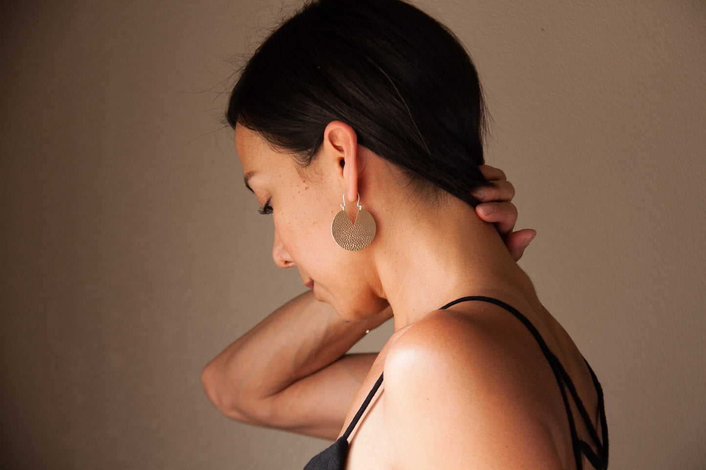 Brass Iya Earrings – Small